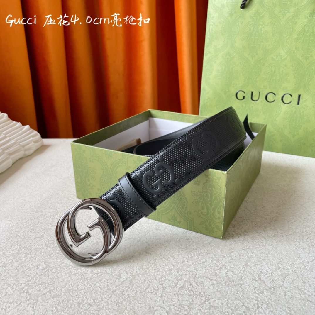 Gucci Basic Belt Cow Leather M