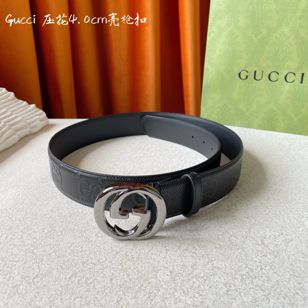 Gucci Basic Belt Cow Leather M
