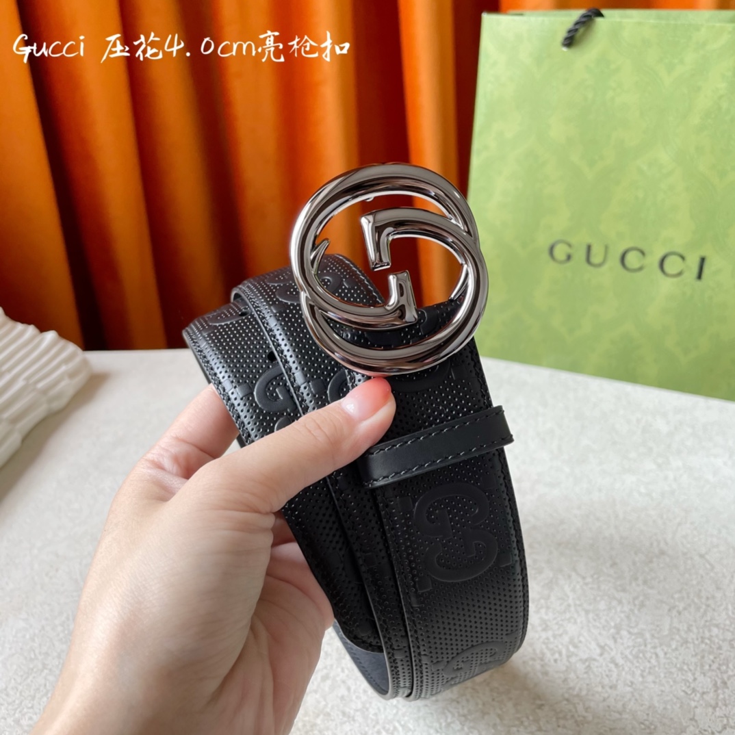 Gucci Basic Belt Cow Leather M