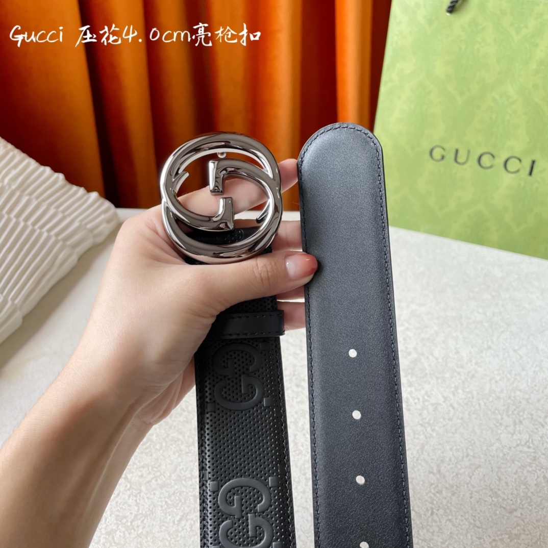 Gucci Basic Belt Cow Leather M