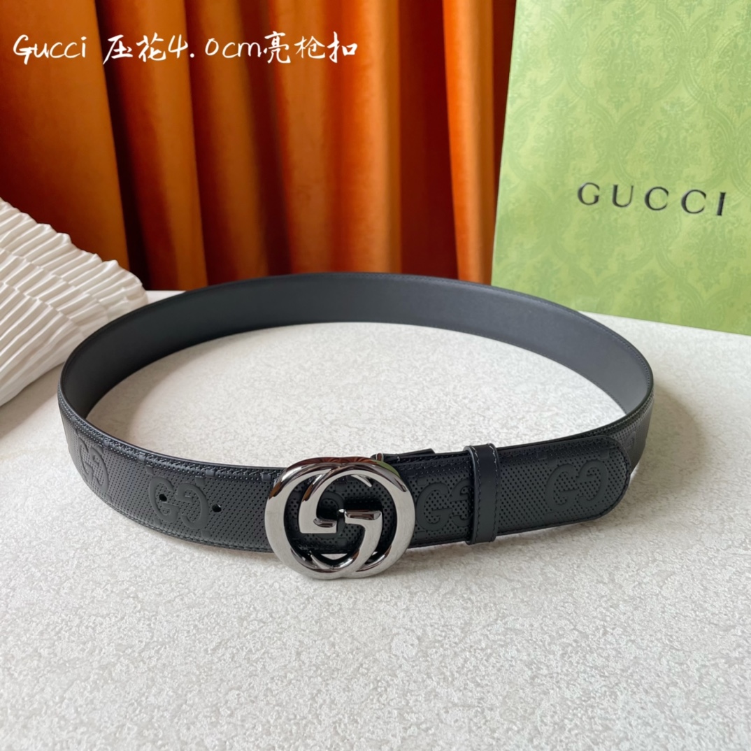 Gucci Basic Belt Cow Leather M