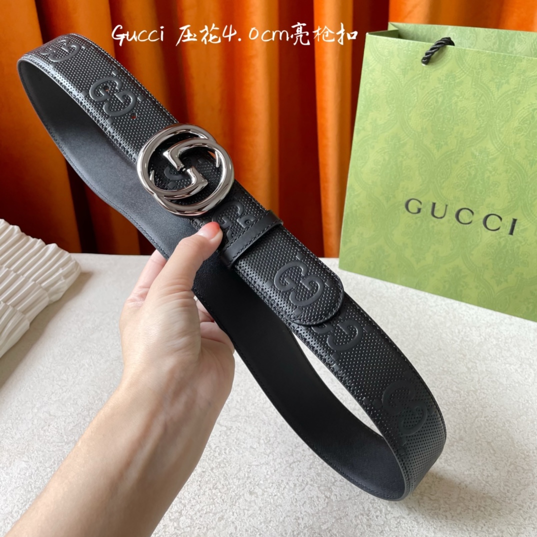 Gucci Basic Belt Cow Leather M