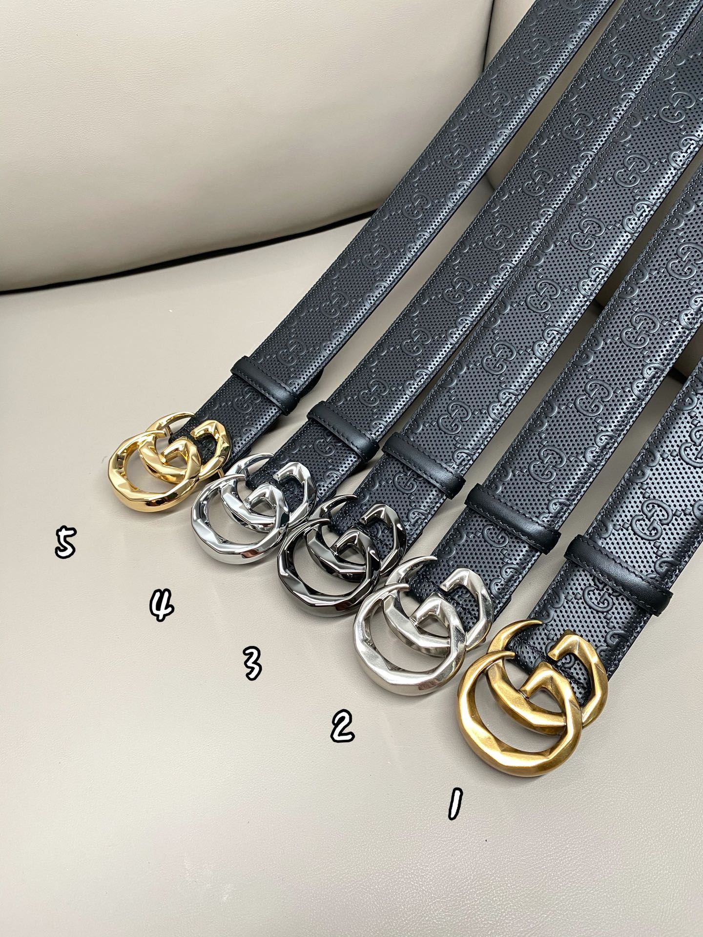 Gucci Basic Belt Black M