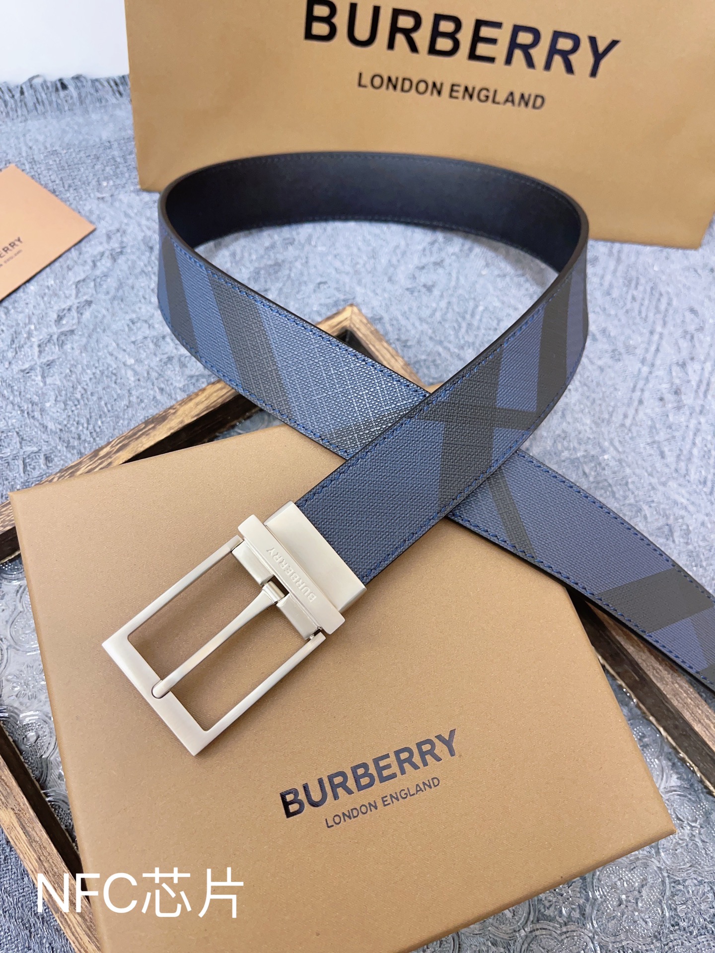 Burberry Leather Belt 35mm
