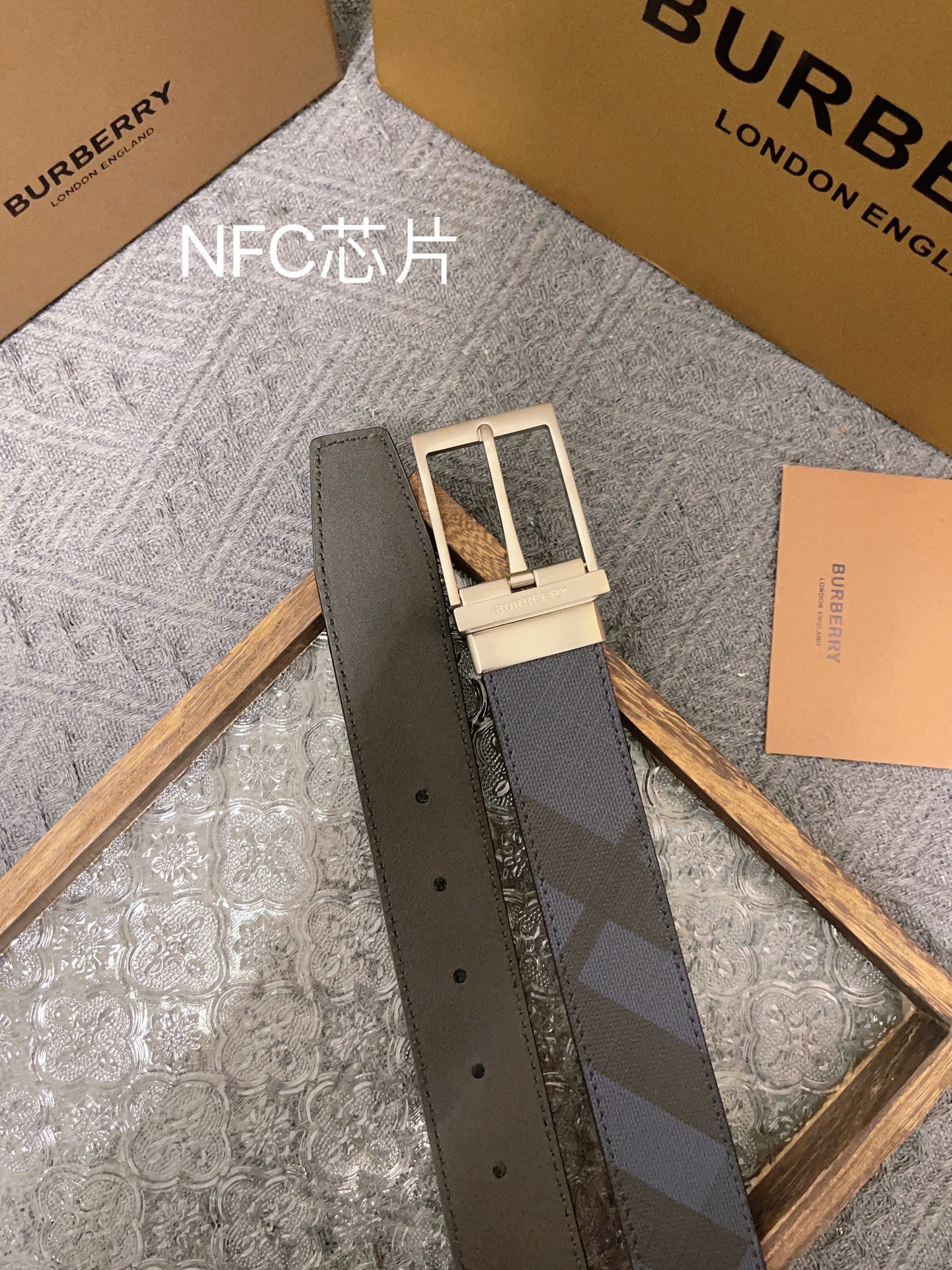 Burberry Leather Belt 35mm