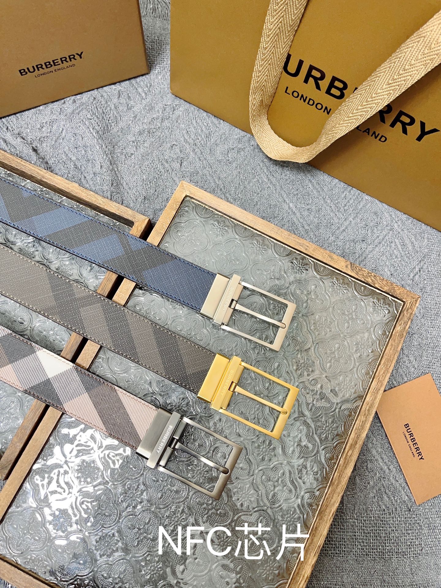 Burberry Leather Belt 35mm