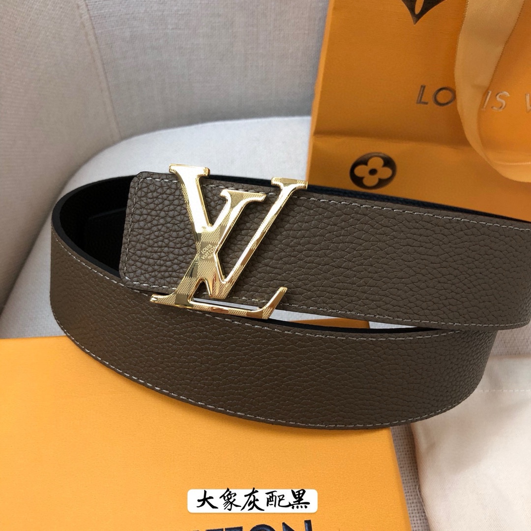 Louis Vuitton Leather Belt Cow Leather 40mm-s-l