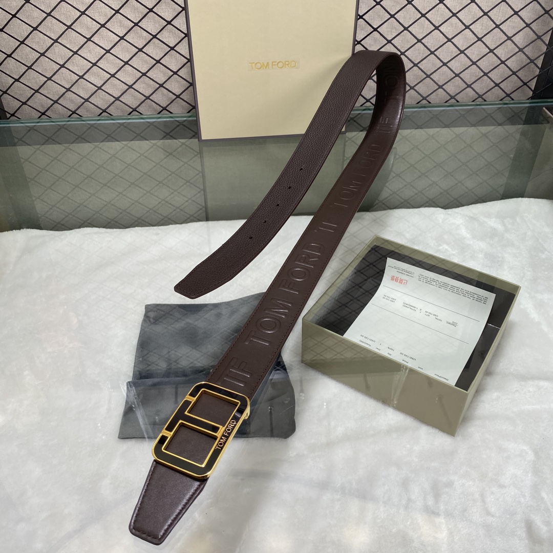 Tom Ford Basic Belt Top Grain Leather