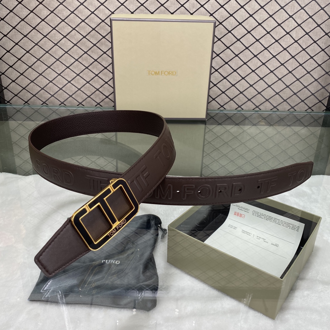 Tom Ford Basic Belt Top Grain Leather