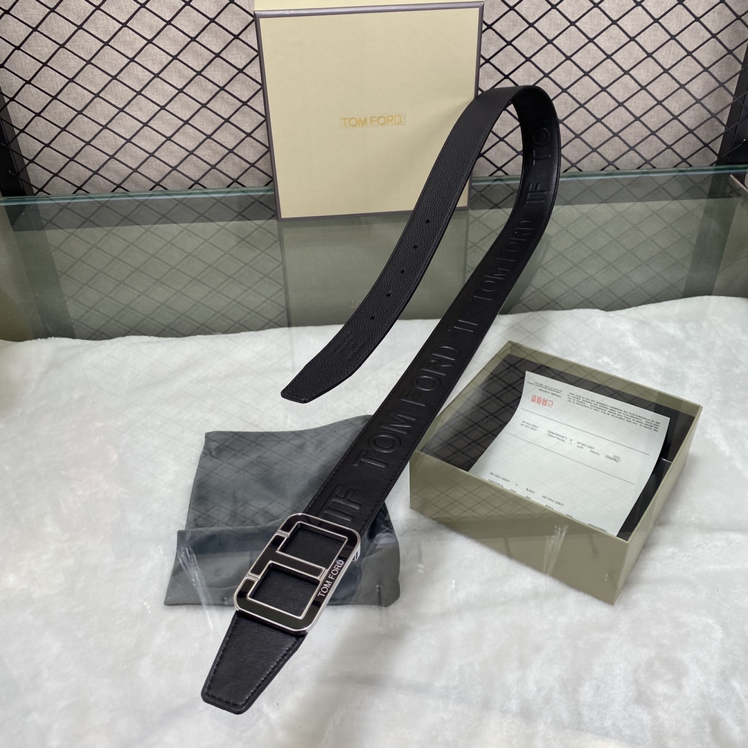 Tom Ford Basic Belt Top Grain Leather