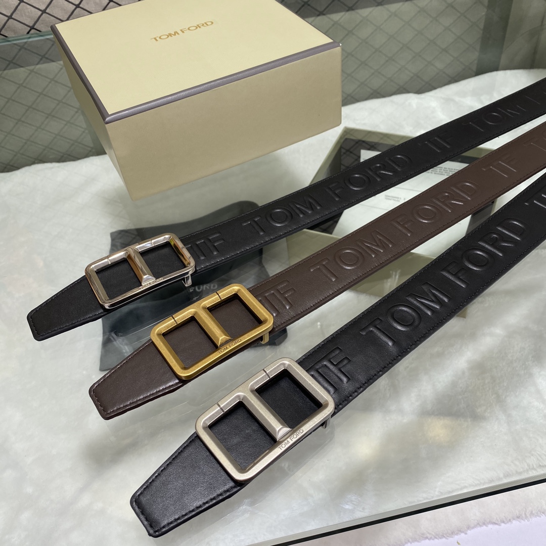 Tom Ford Basic Belt Top Grain Leather