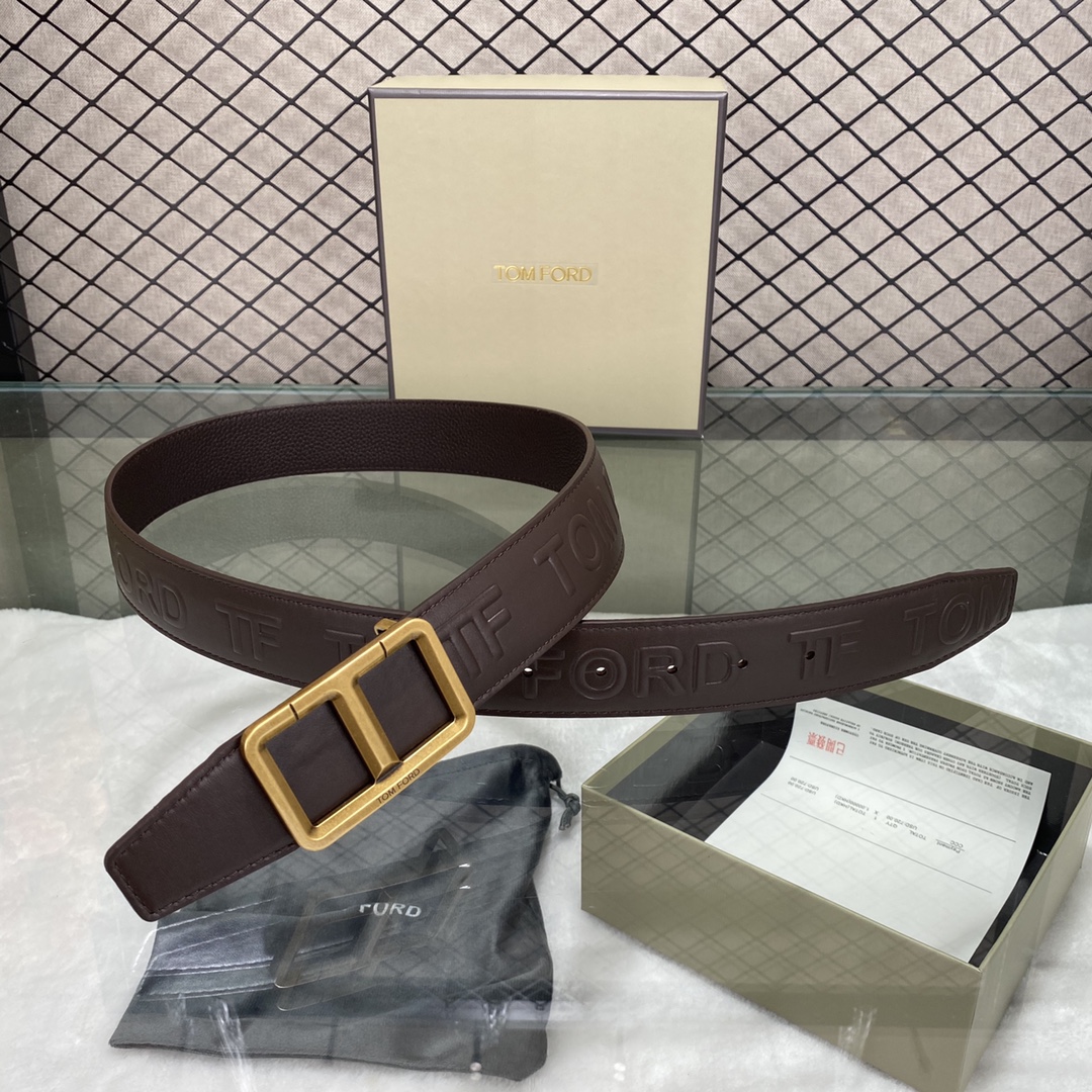 Tom Ford Basic Belt Top Grain Leather