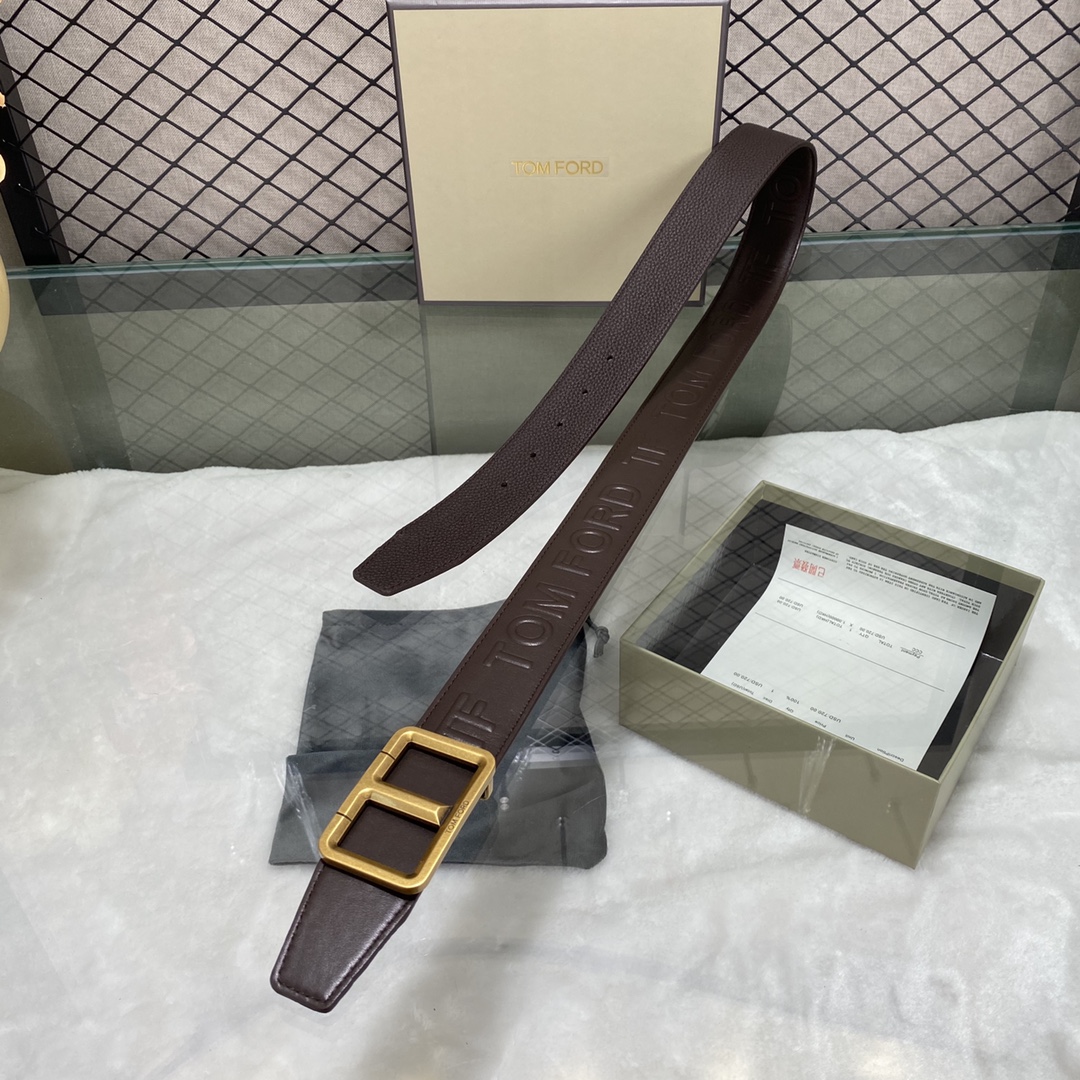 Tom Ford Basic Belt Top Grain Leather