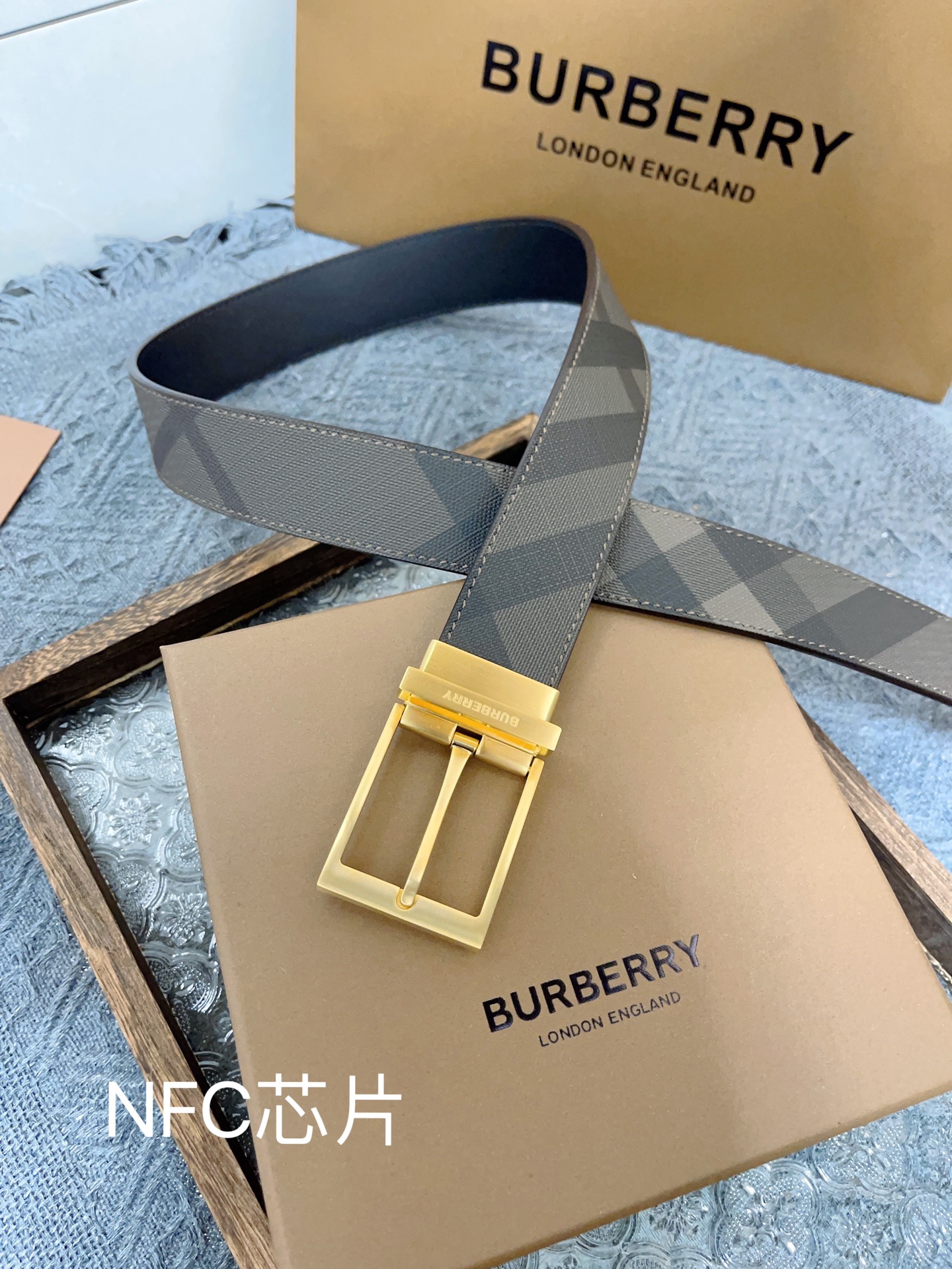 Burberry Leather Belt 35mm