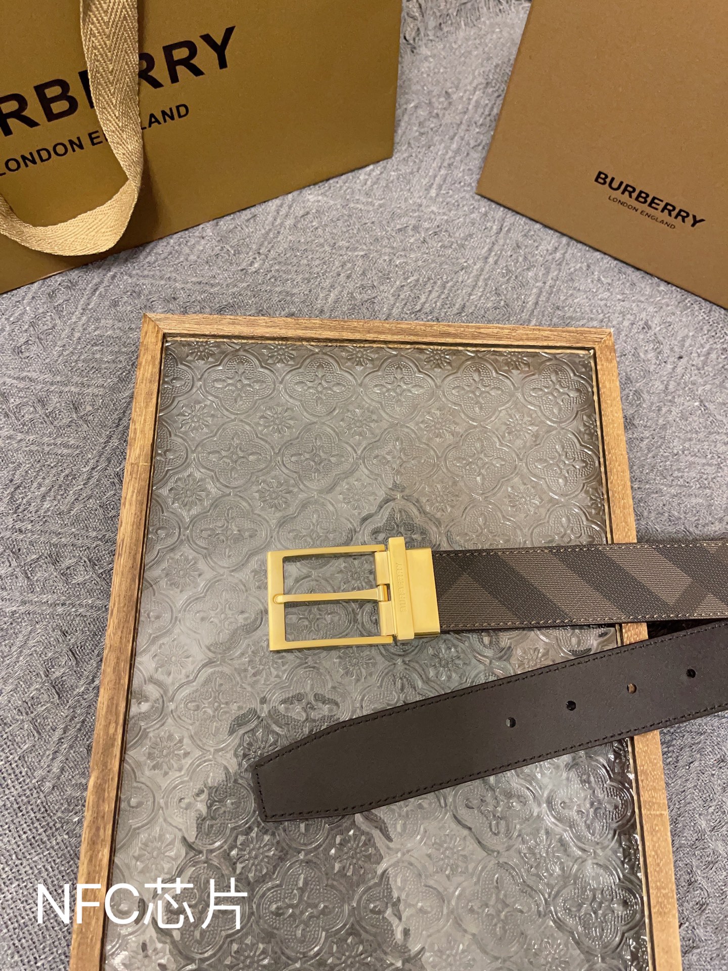 Burberry Leather Belt 35mm