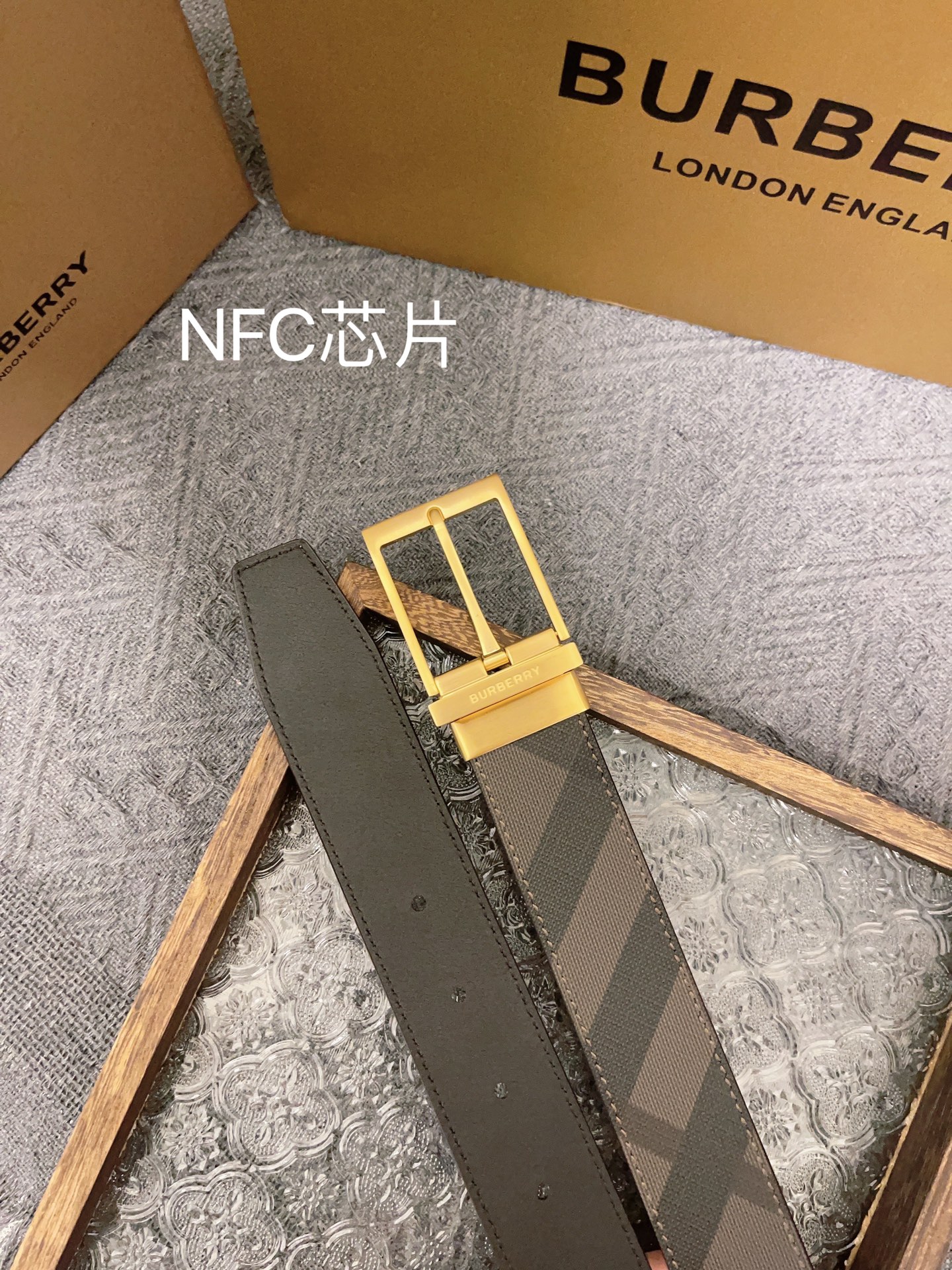 Burberry Leather Belt 35mm