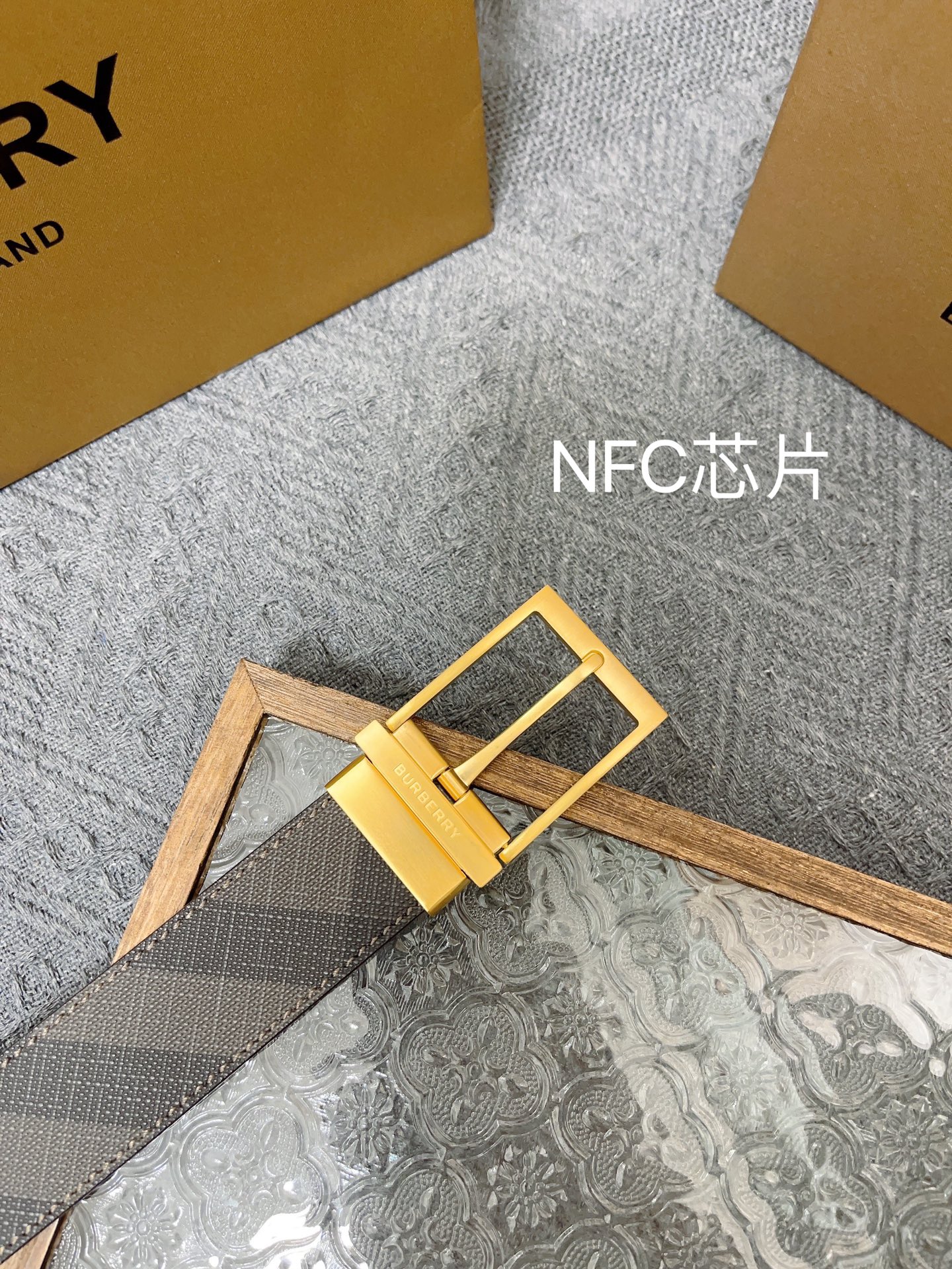 Burberry Leather Belt 35mm