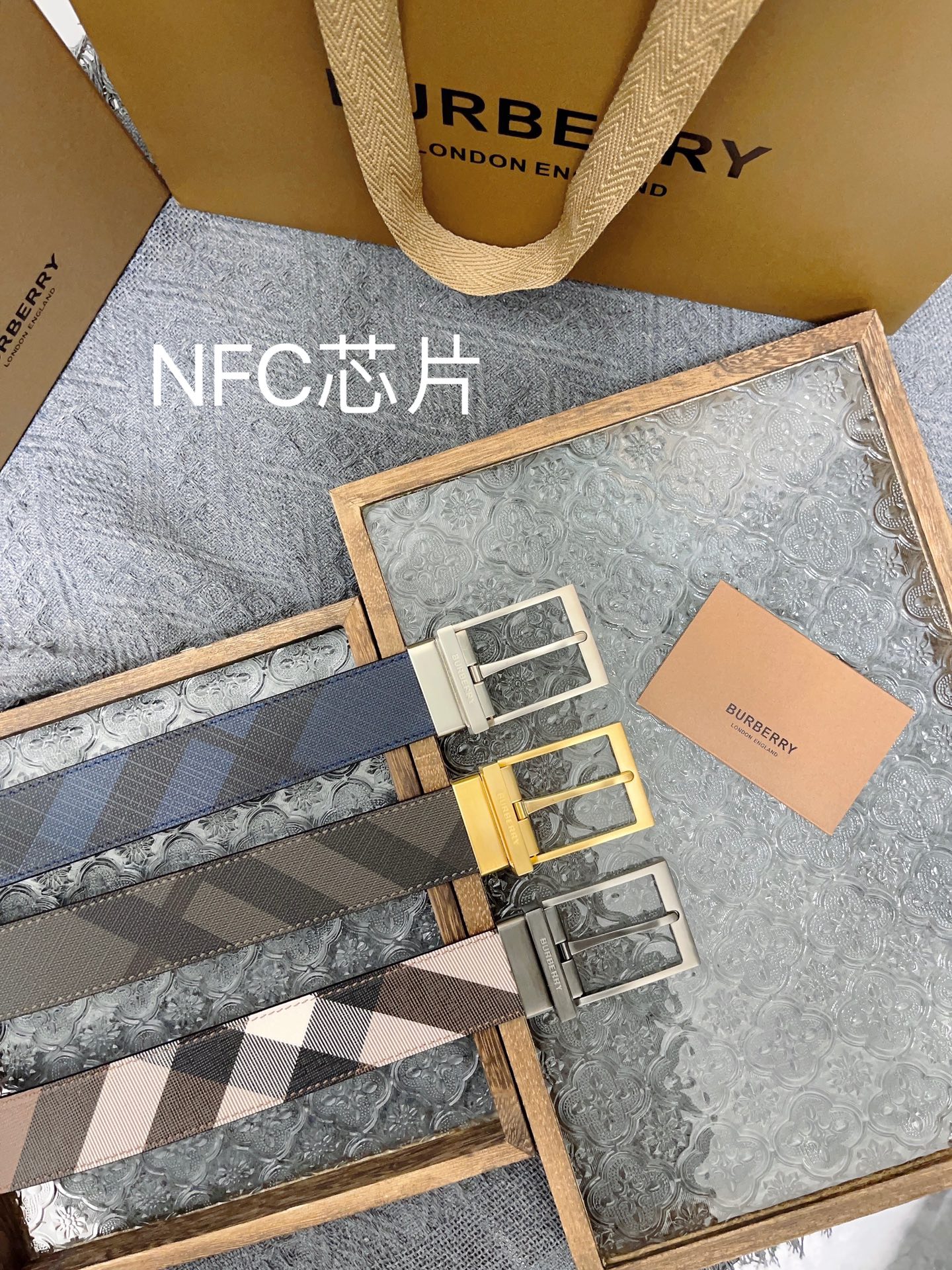 Burberry Leather Belt 35mm