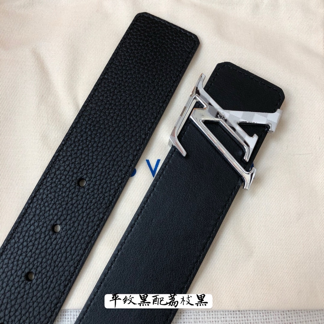 Louis Vuitton Leather Belt Cow Leather 40mm-s-l
