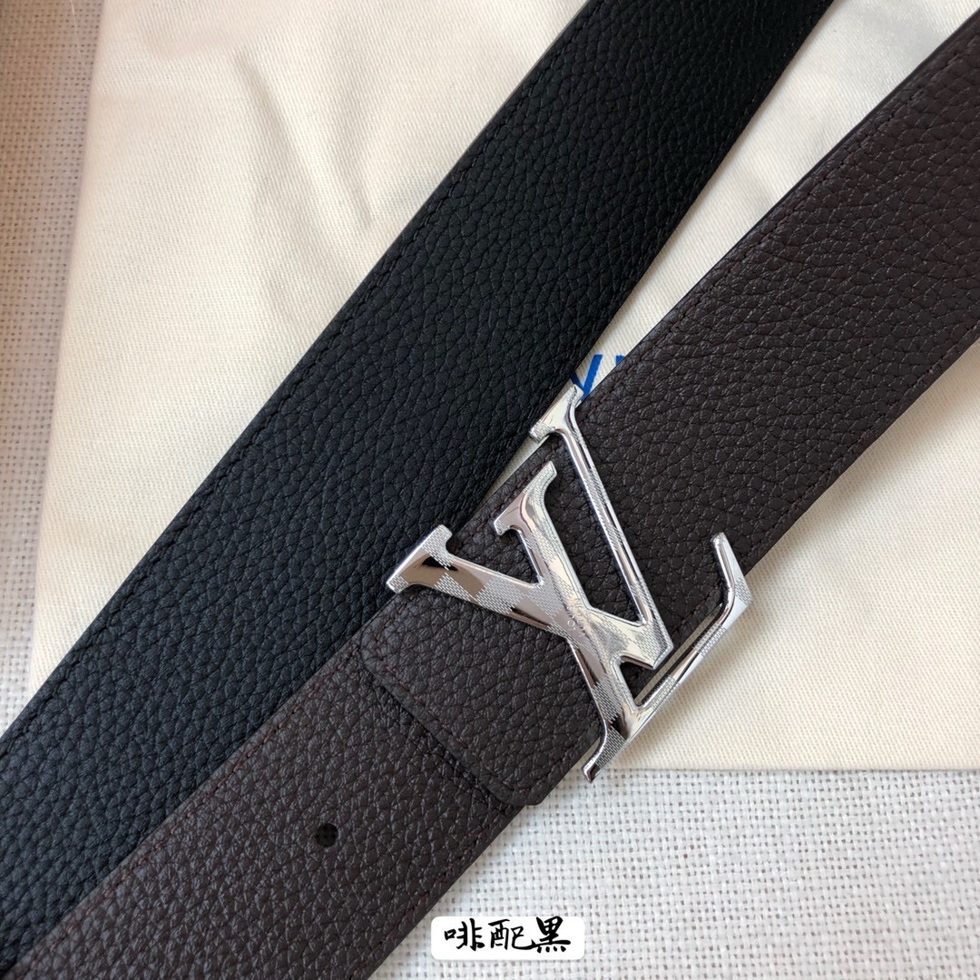 Louis Vuitton Leather Belt Cow Leather 40mm-s-l