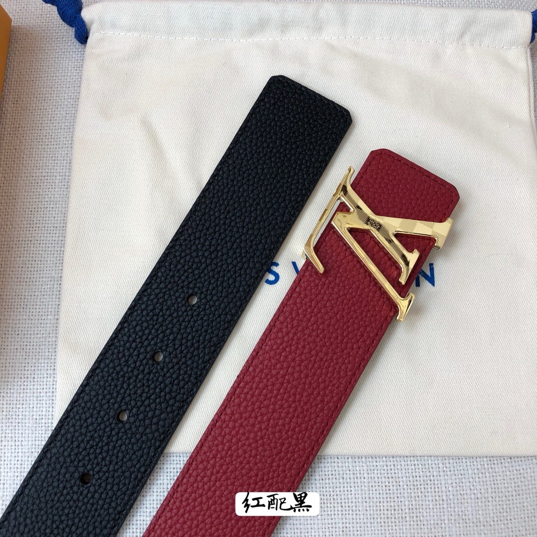 Louis Vuitton Leather Belt Cow Leather 40mm-s-l