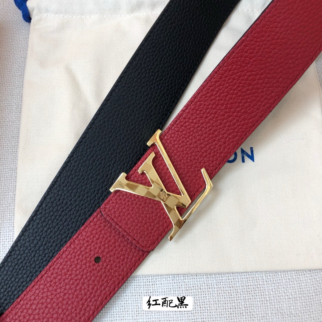 Louis Vuitton Leather Belt Cow Leather 40mm-s-l