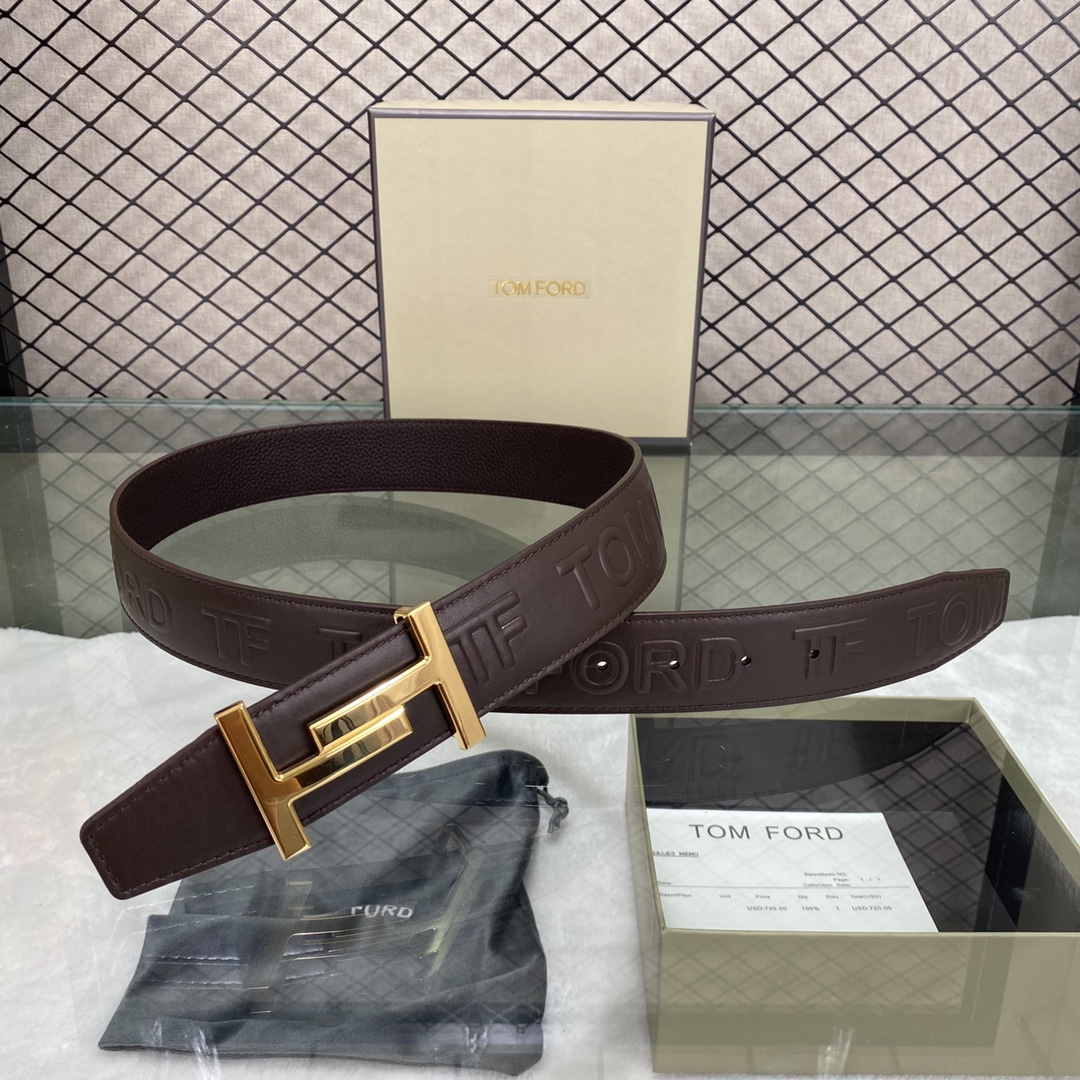 Tom Ford Basic Belt Top Grain Leather