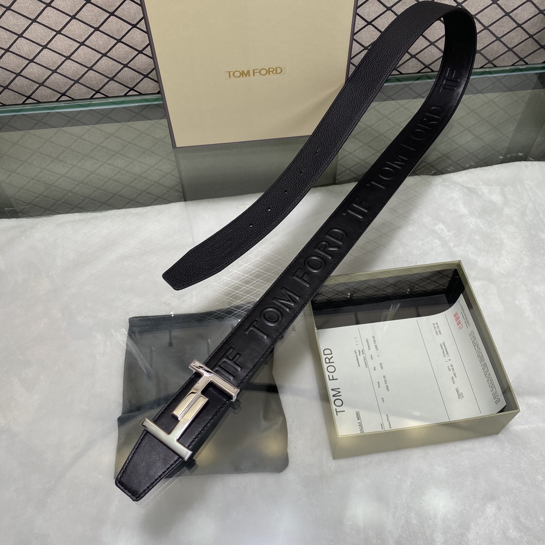 Tom Ford Basic Belt Top Grain Leather