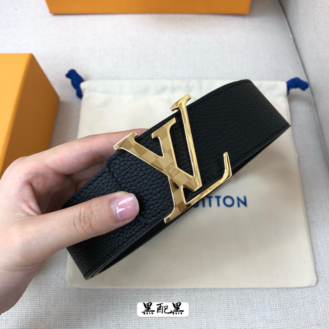 Louis Vuitton Leather Belt Cow Leather 40mm-s-l