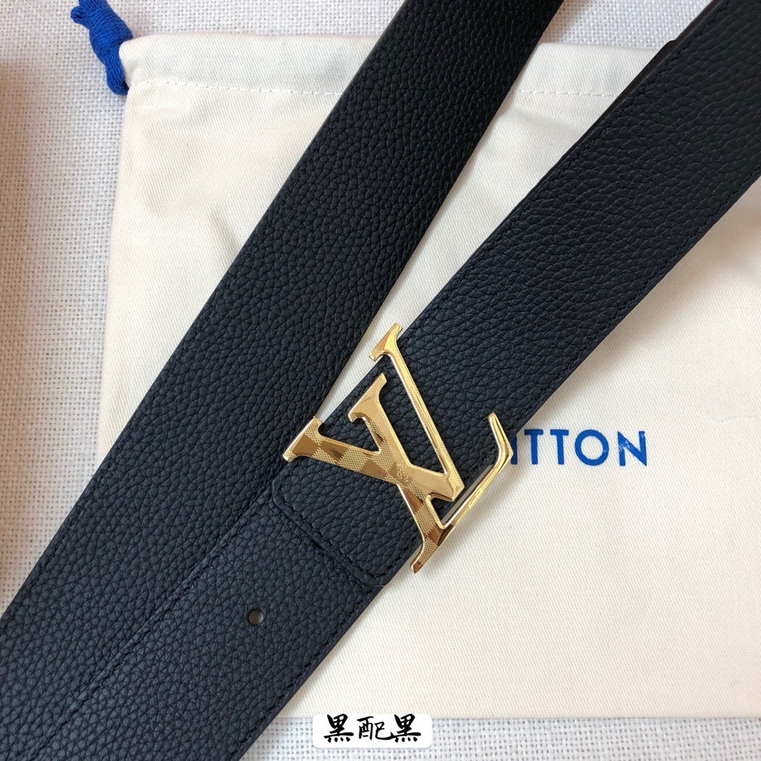 Louis Vuitton Leather Belt Cow Leather 40mm-s-l