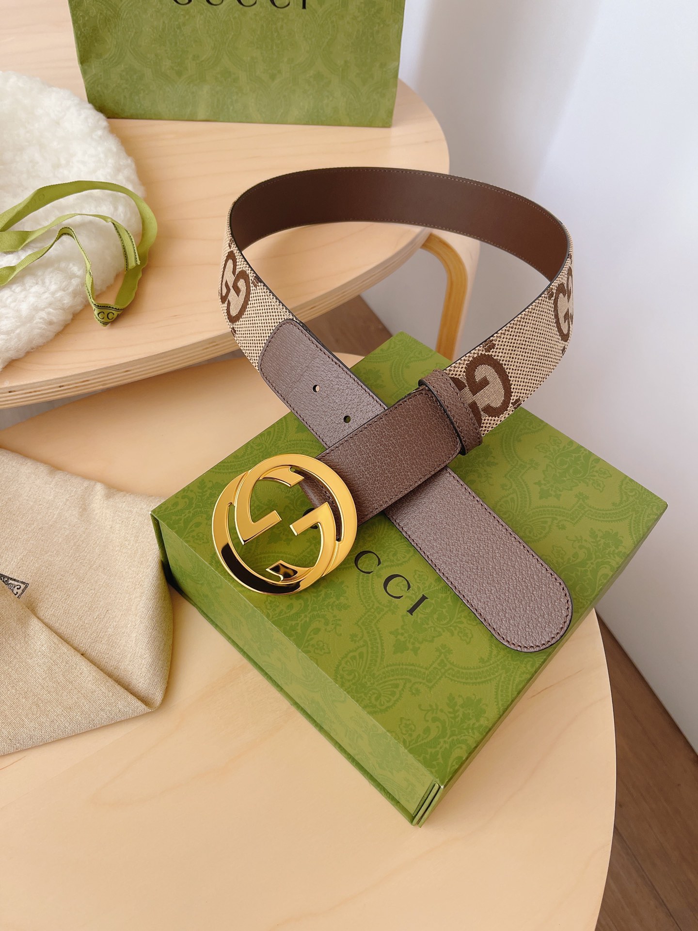 Basic Belt Canvas Brown M