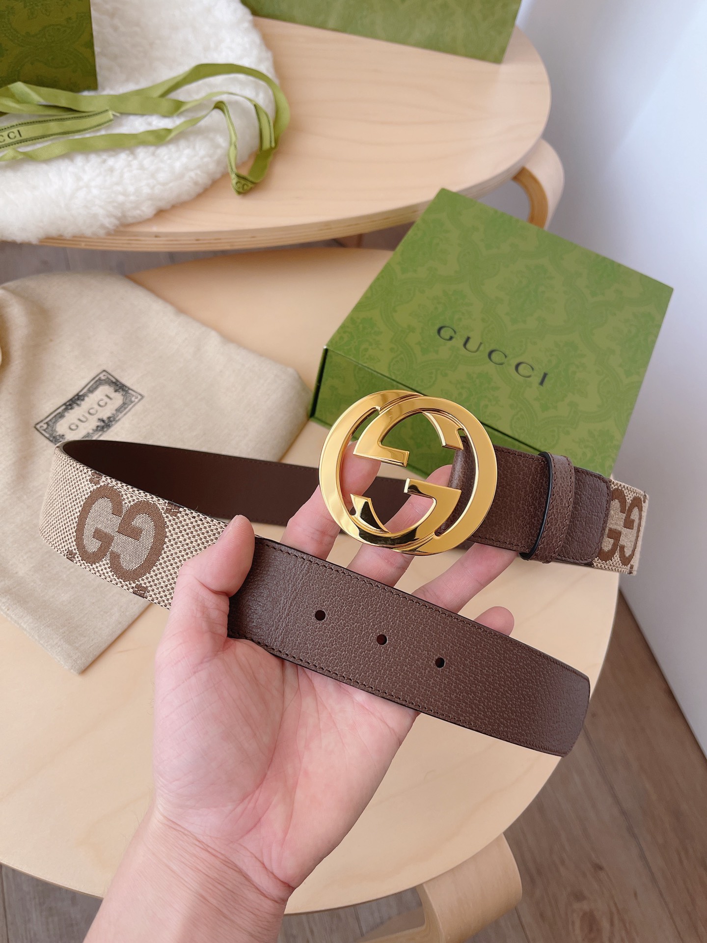 Basic Belt Canvas Brown M