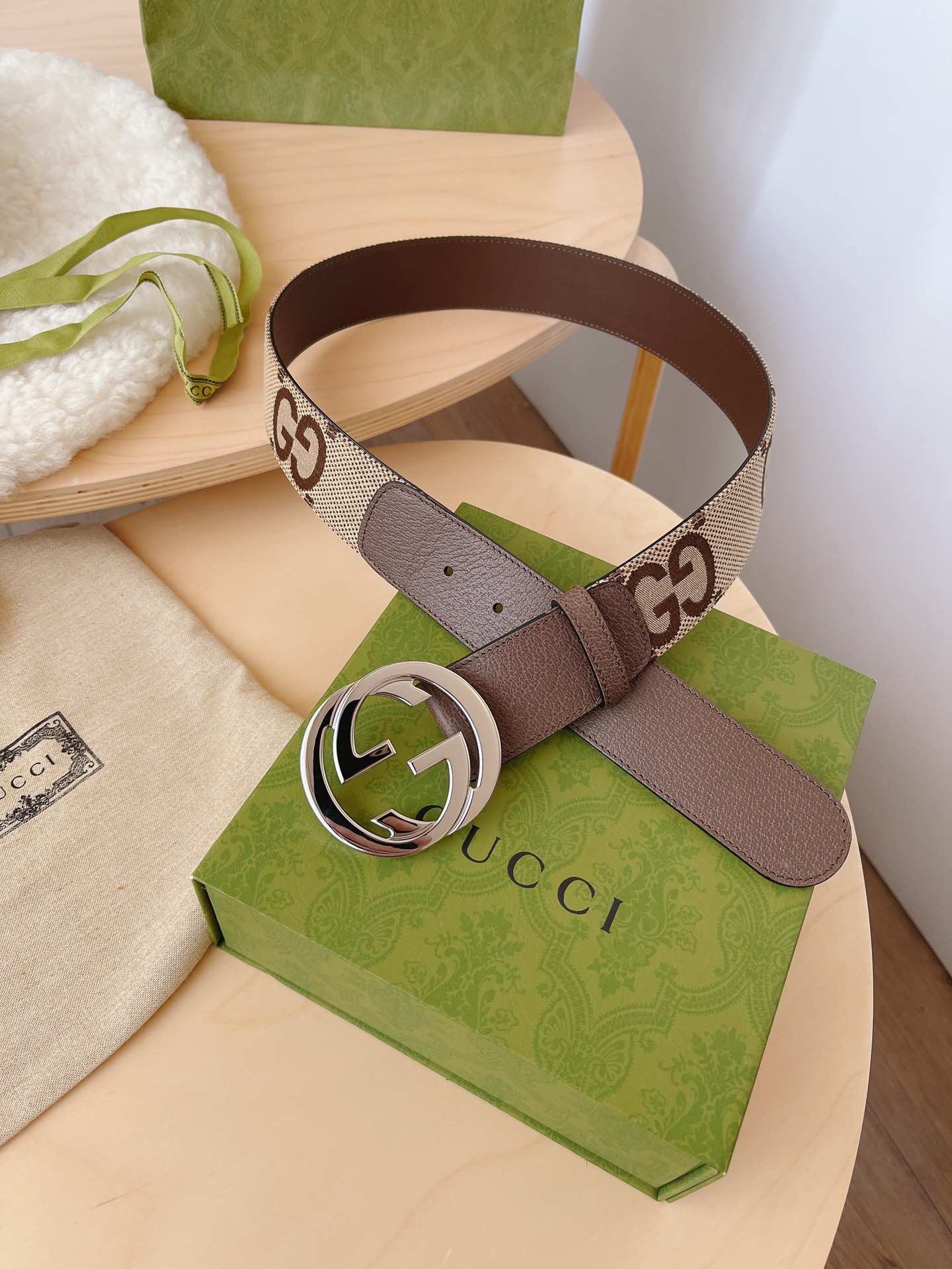 Basic Belt Canvas Brown M