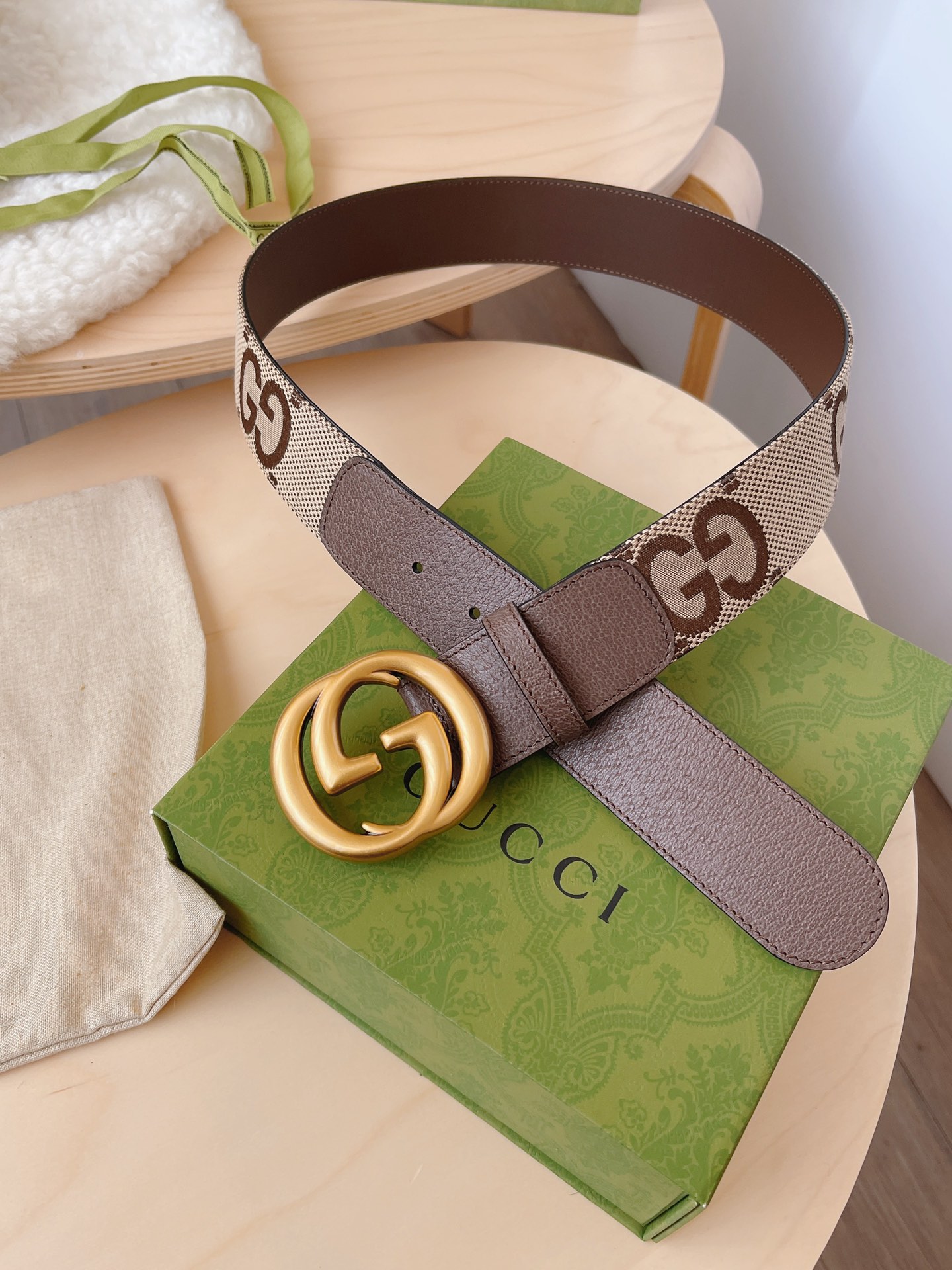 Basic Belt Canvas Brown M