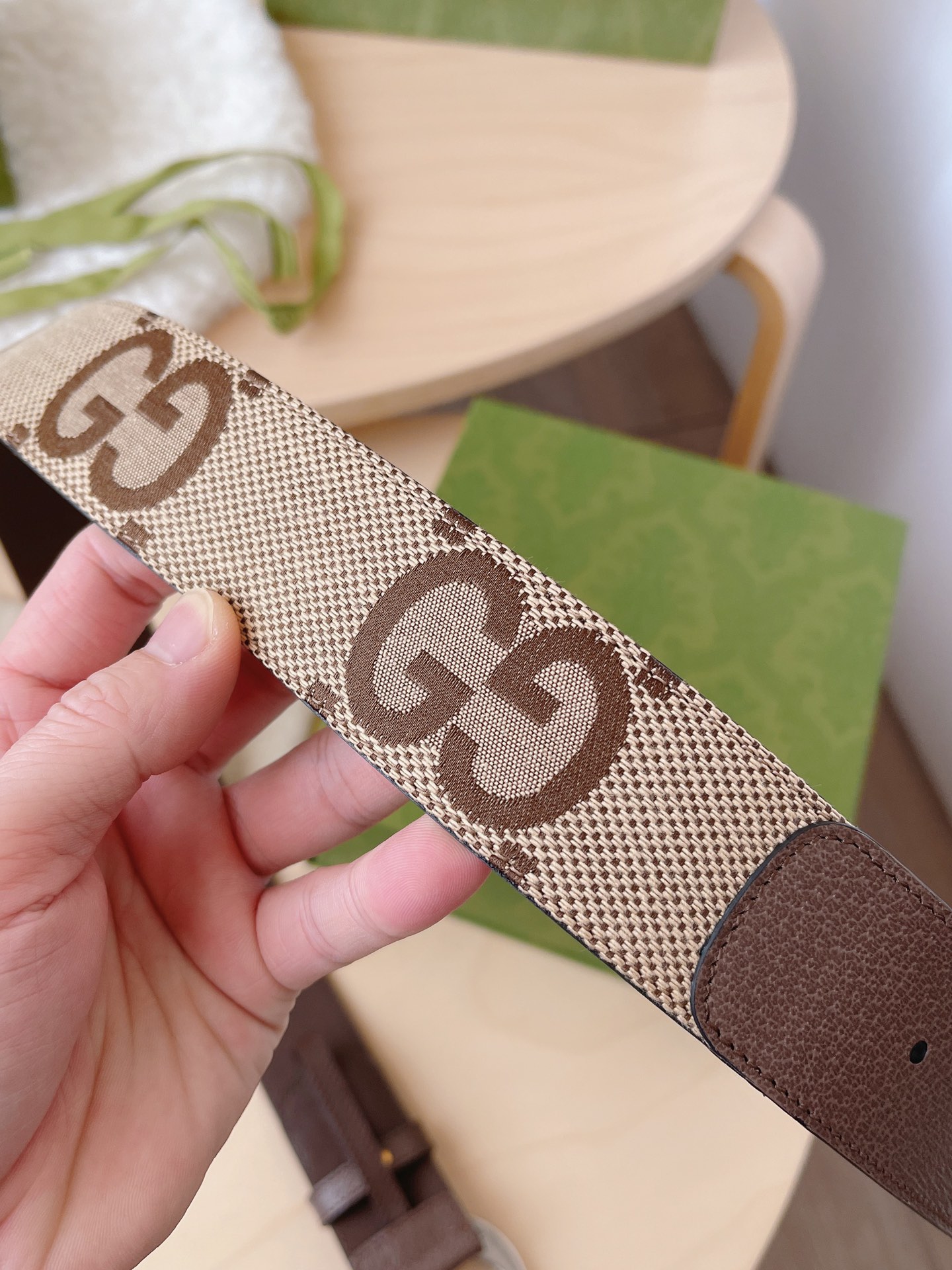 Basic Belt Canvas Brown M