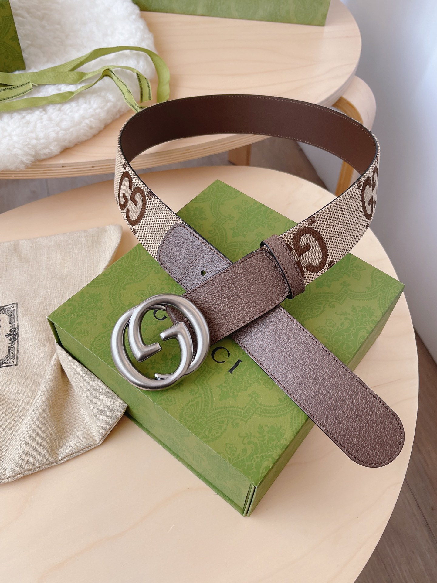 Basic Belt Canvas Brown M