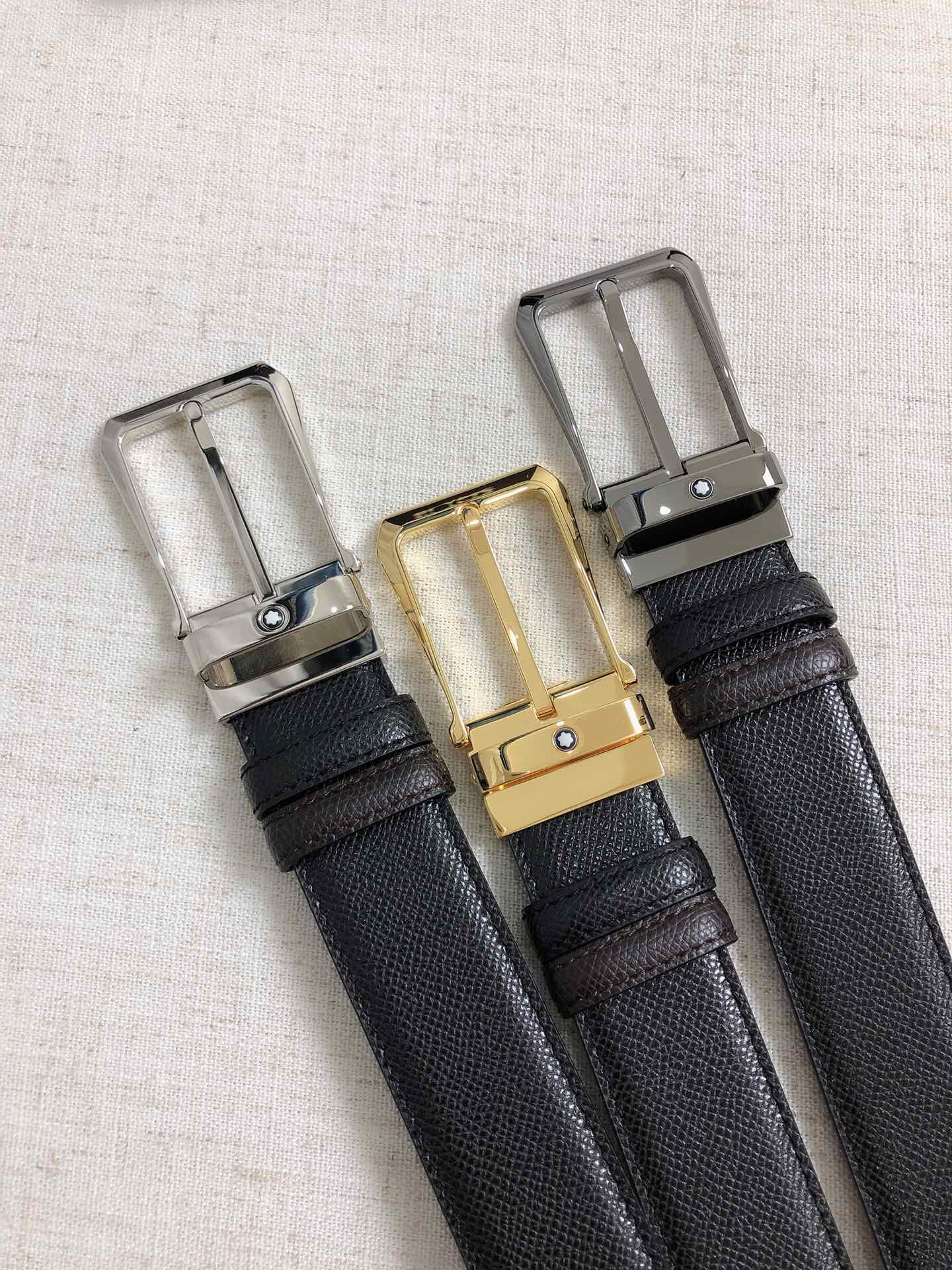 Montblanc Basic Belt Cow Leather Black M