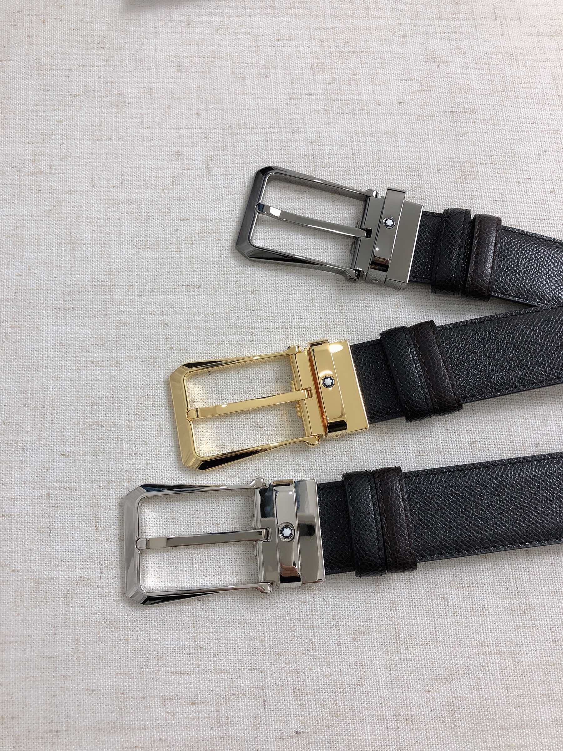 Montblanc Basic Belt Cow Leather Black M