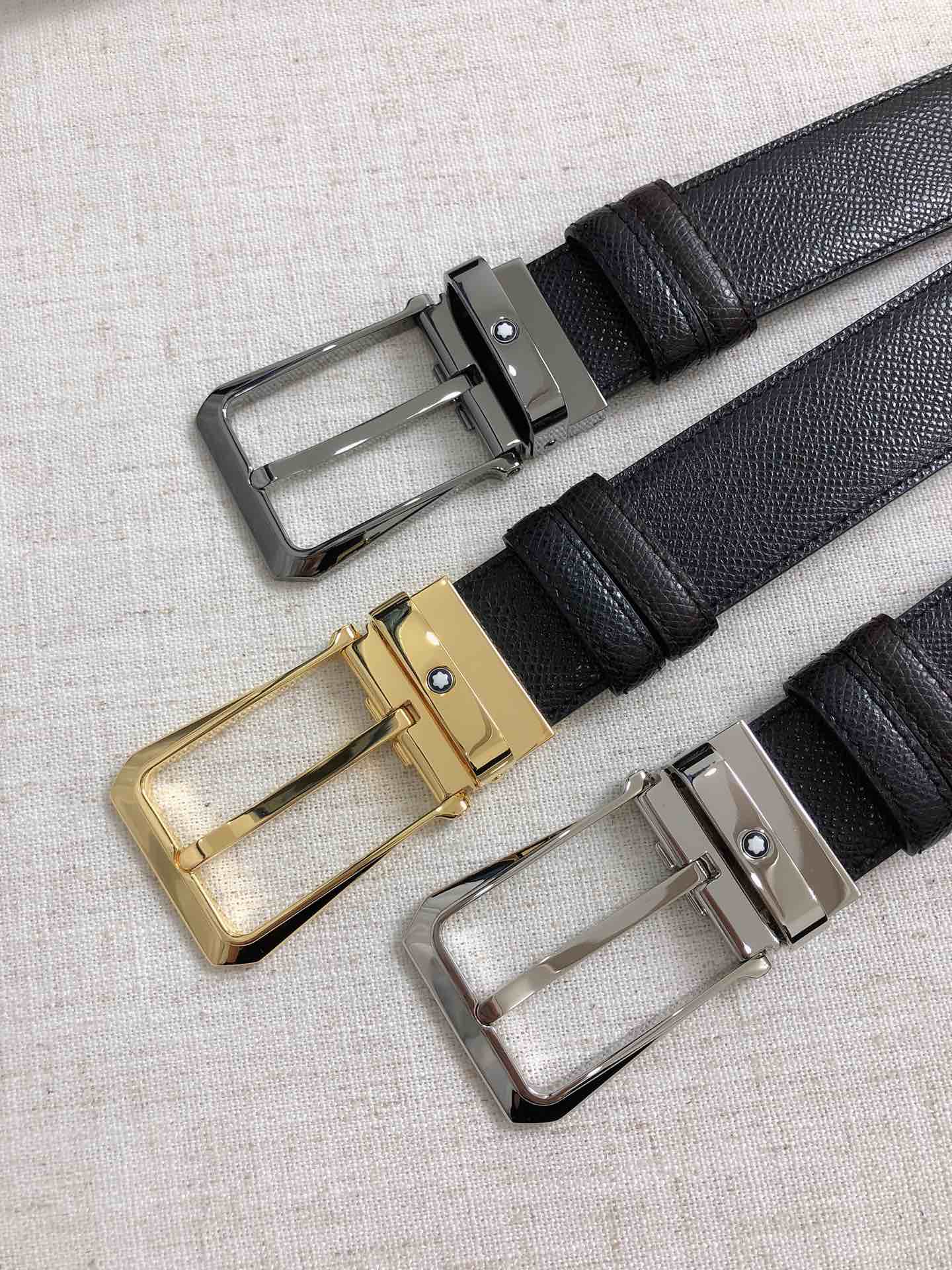 Montblanc Basic Belt Cow Leather Black M