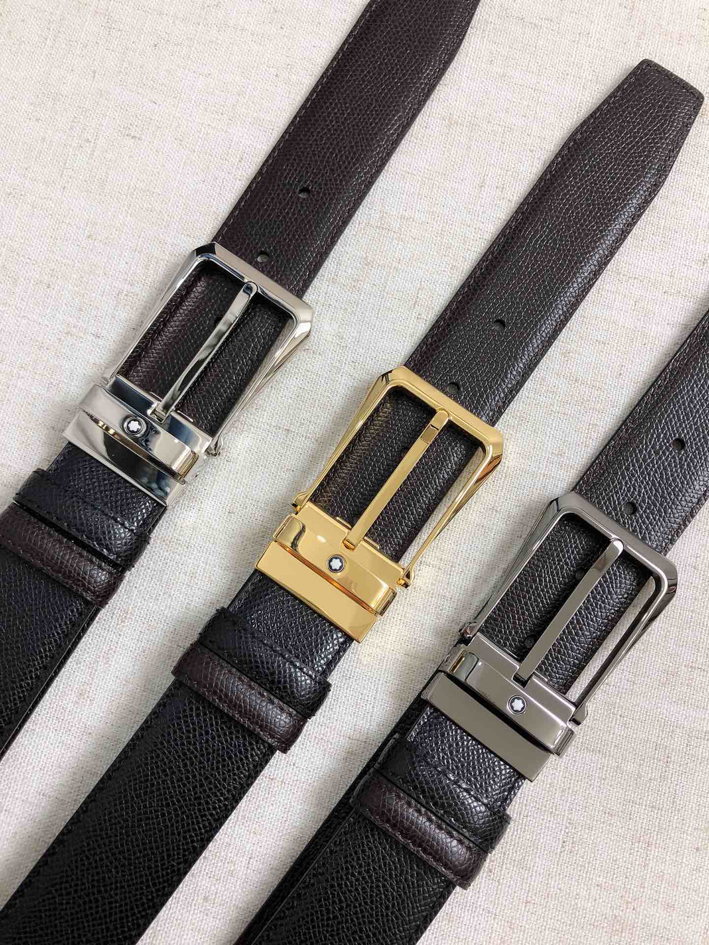 Montblanc Basic Belt Cow Leather Black M