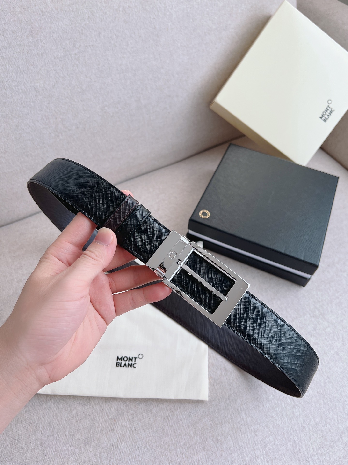 Montblanc Leather Belt 35mm