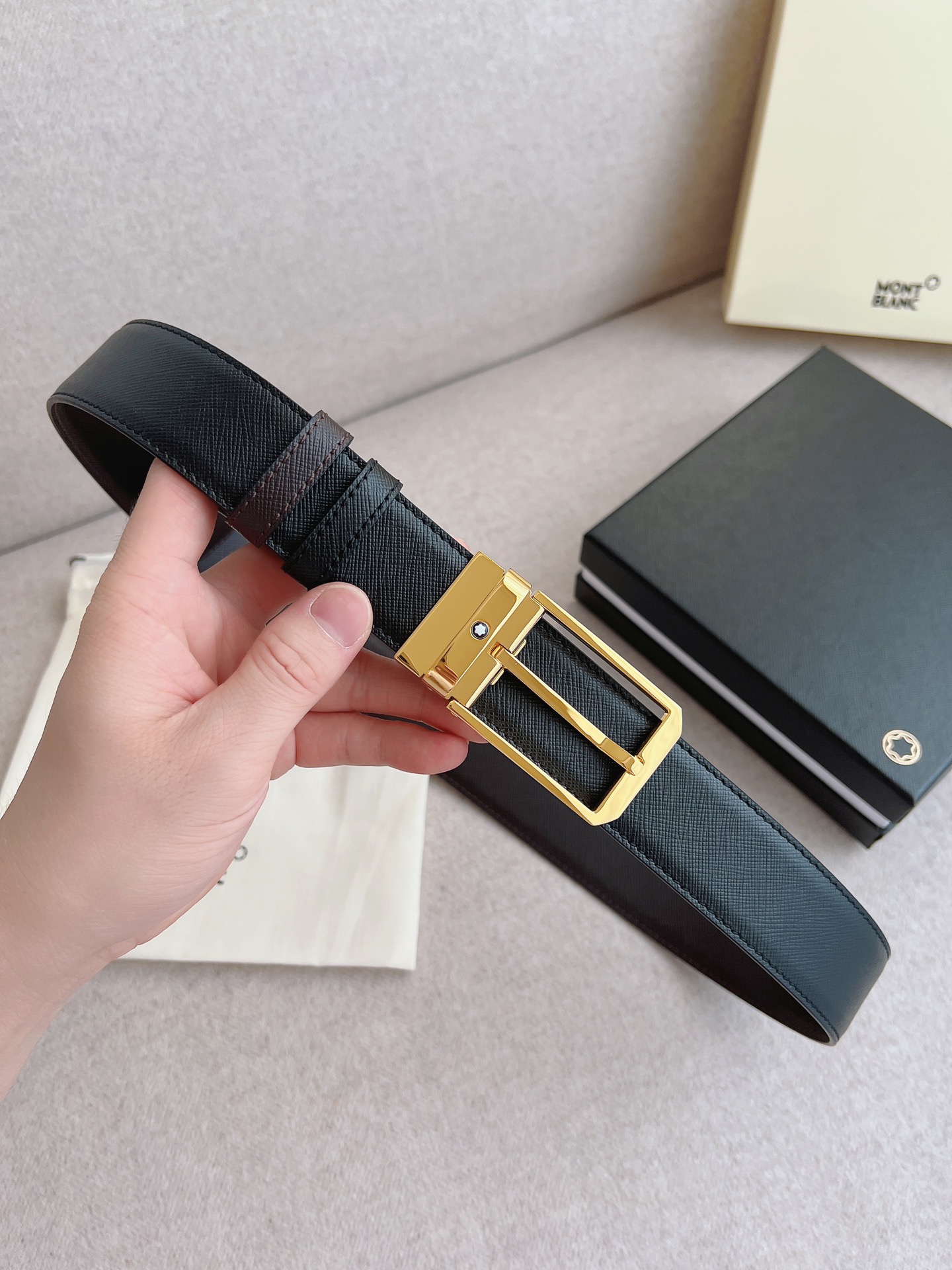 Montblanc Leather Belt 35mm