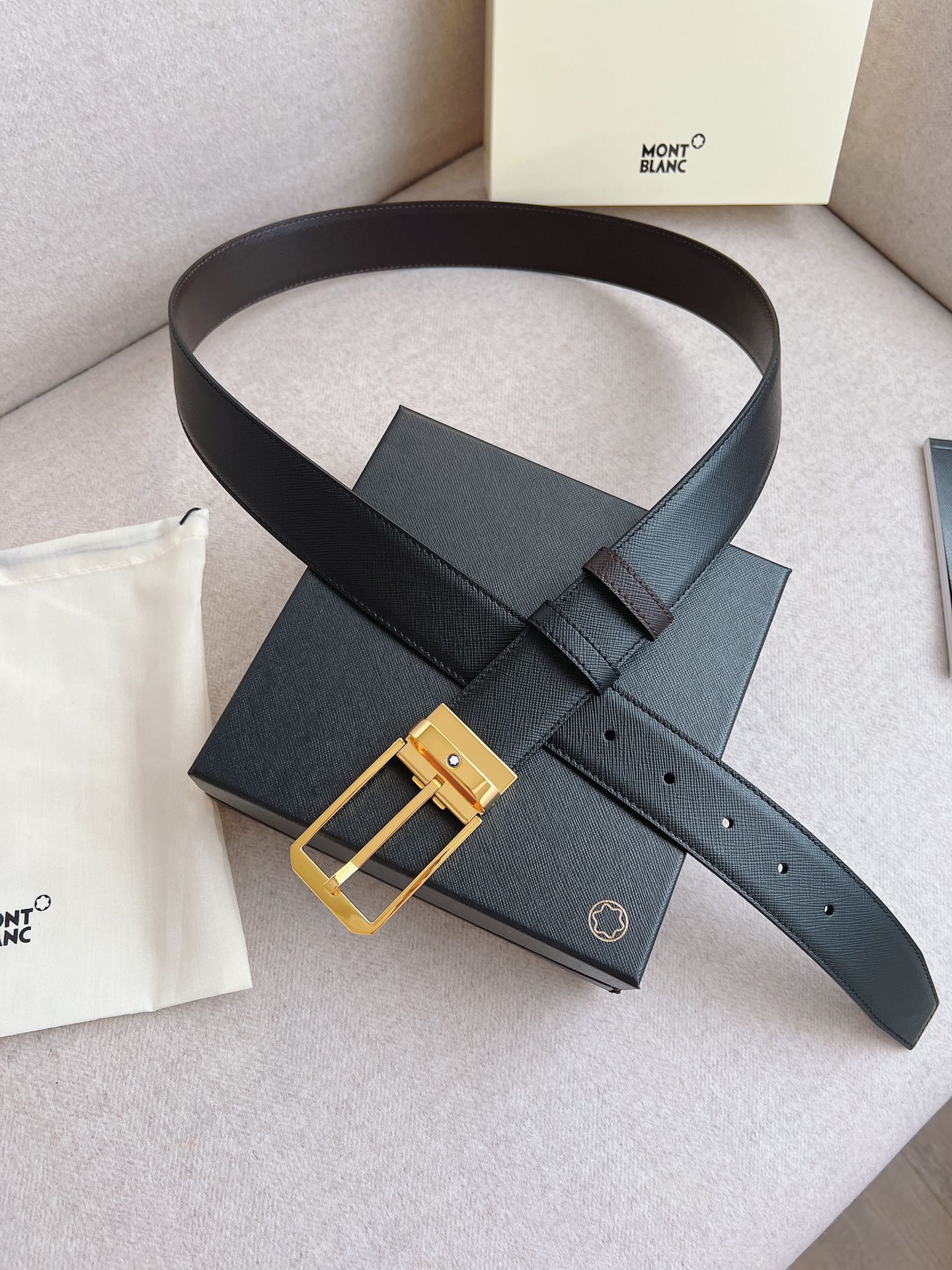 Montblanc Leather Belt 35mm