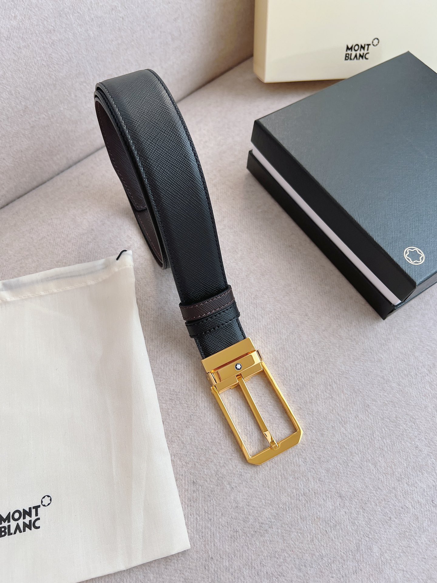 Montblanc Leather Belt 35mm