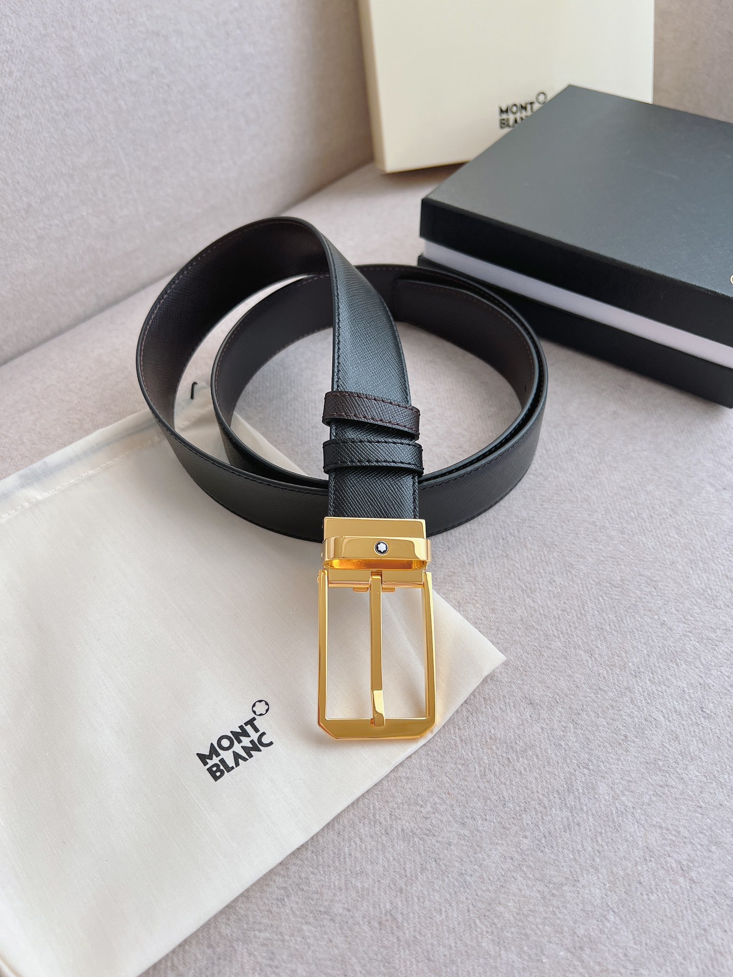 Montblanc Leather Belt 35mm