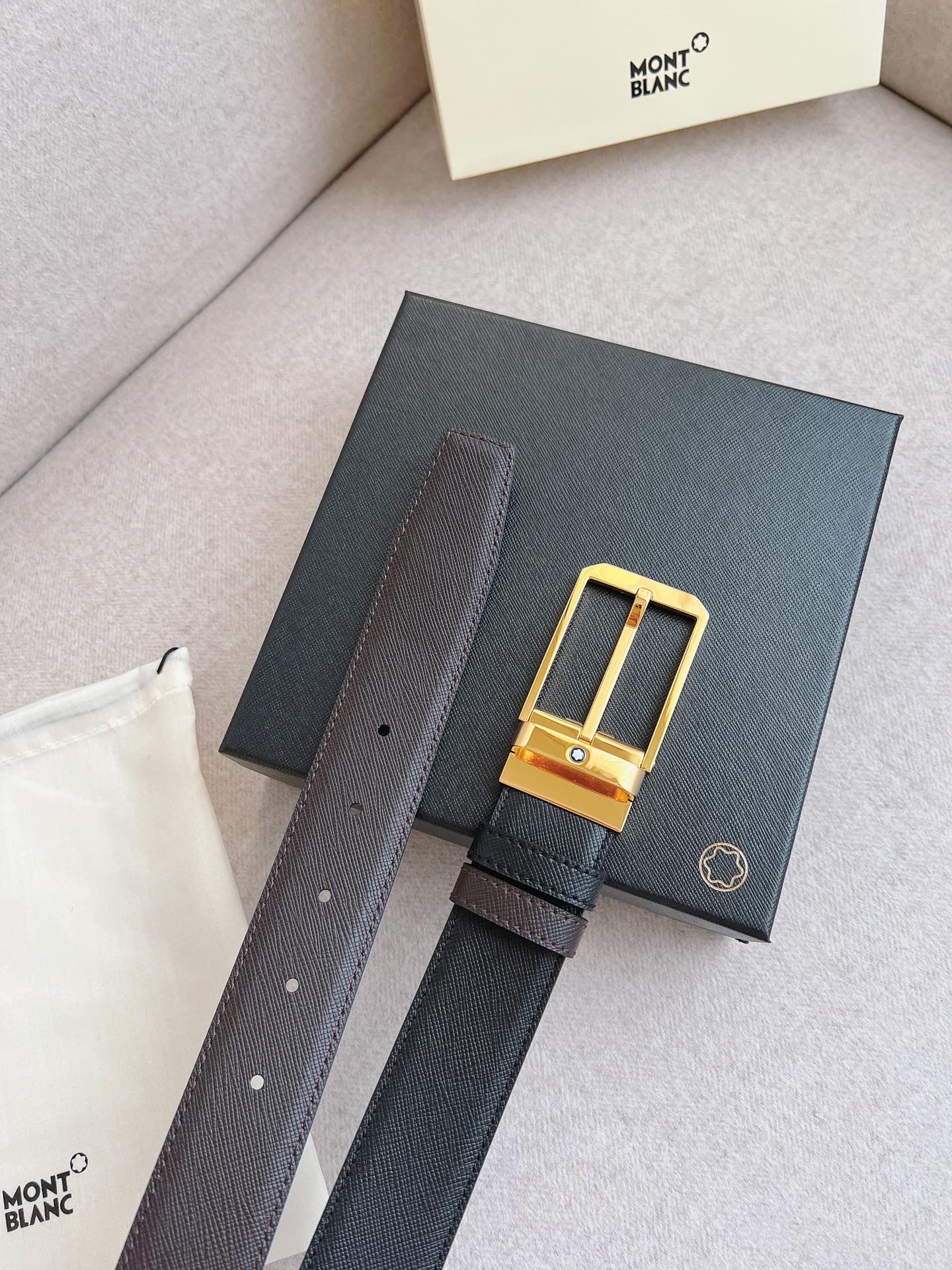 Montblanc Leather Belt 35mm