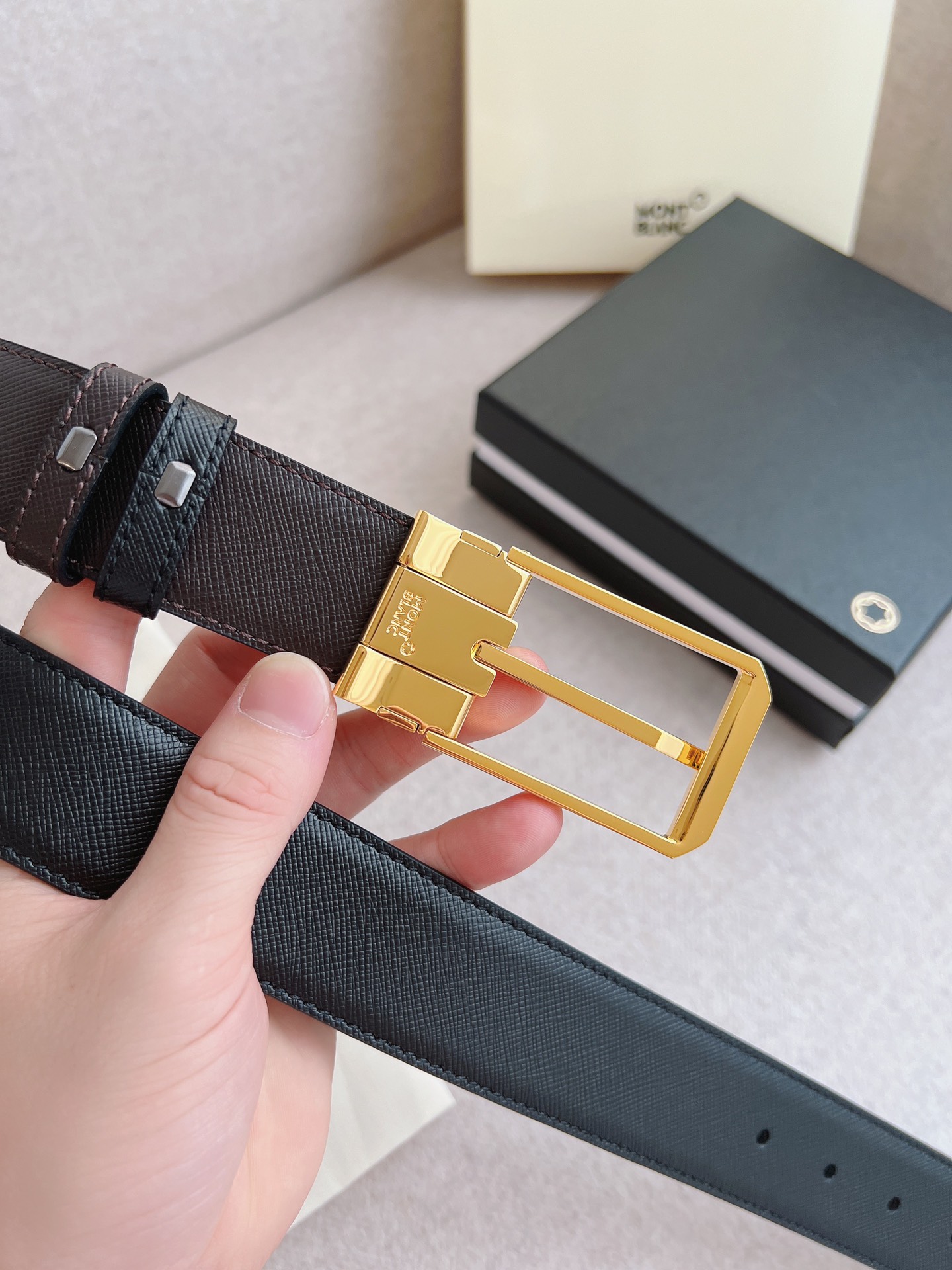Montblanc Leather Belt 35mm