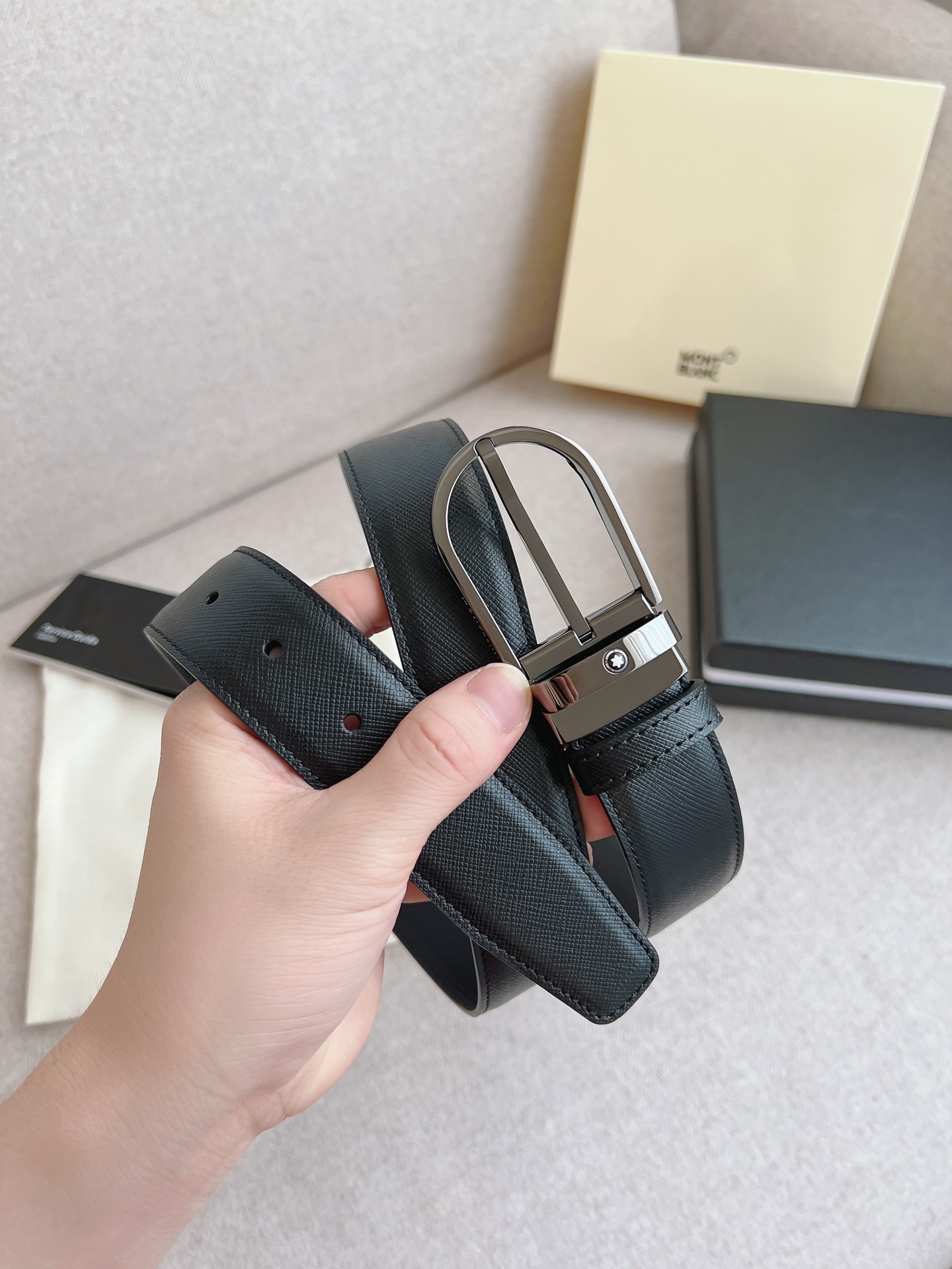 Montblanc Leather Belt 35mm