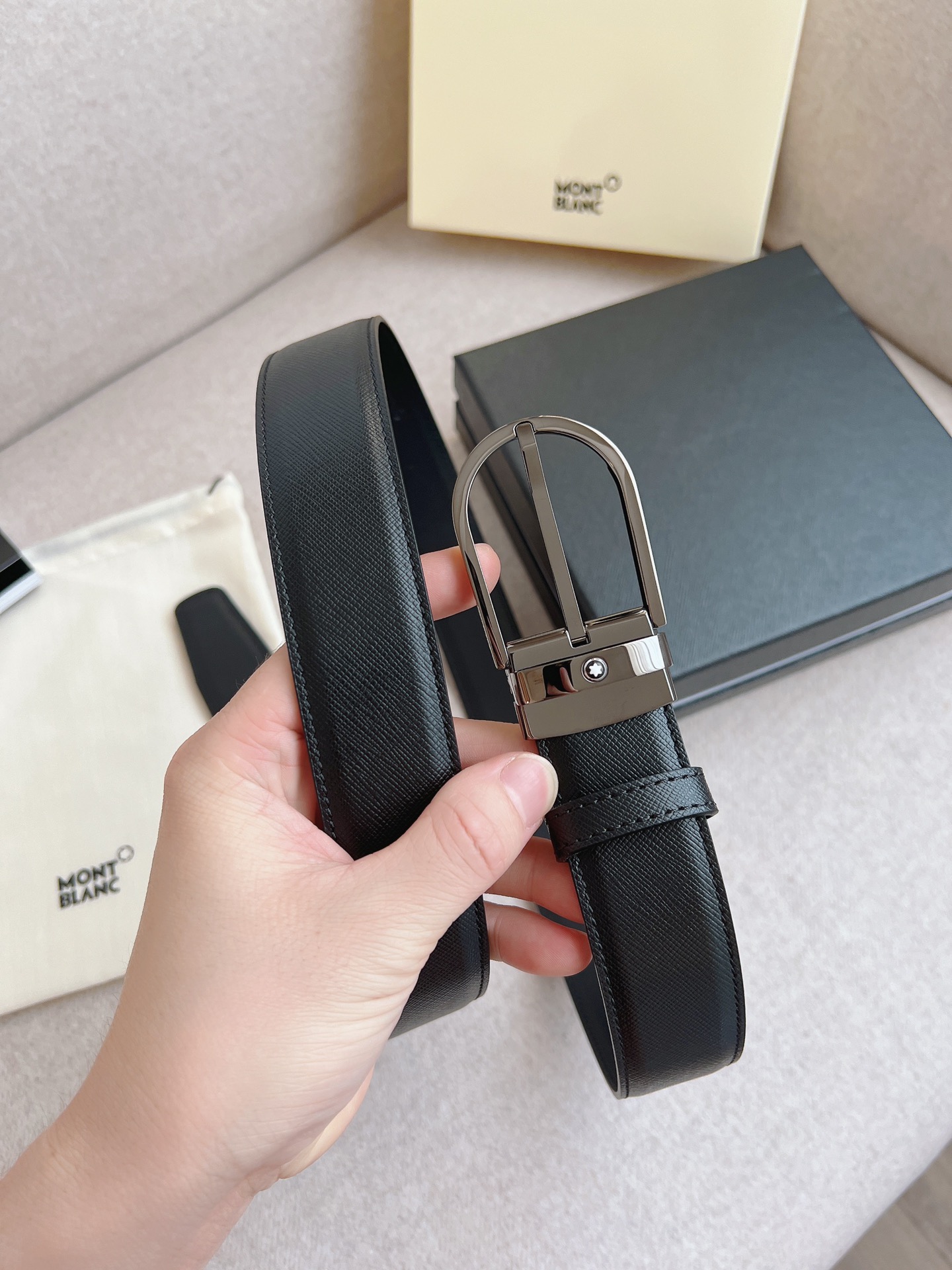 Montblanc Leather Belt 35mm