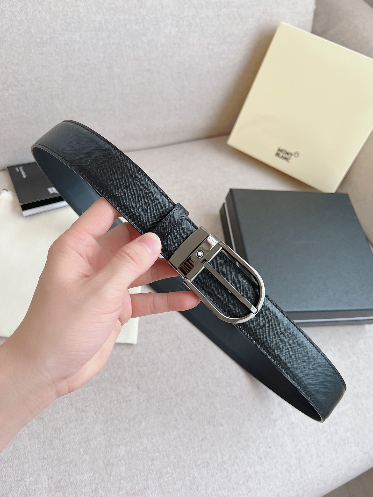 Montblanc Leather Belt 35mm